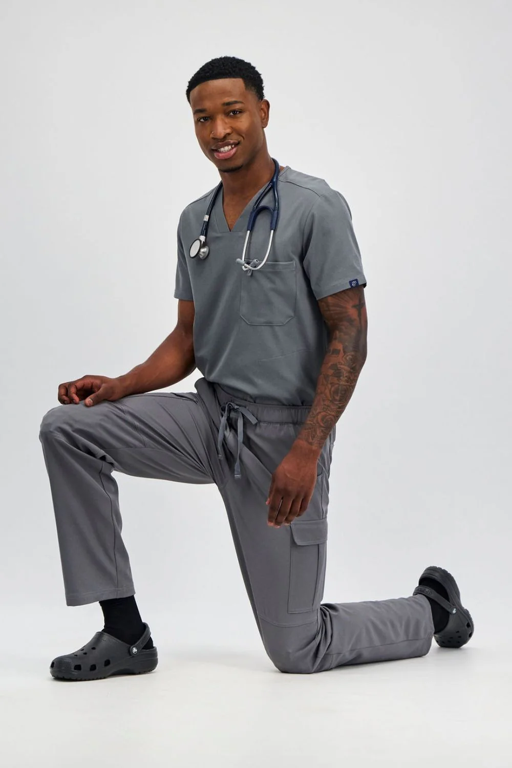 VetCore™ Men’s Vet Med Scrub Top - Image 13