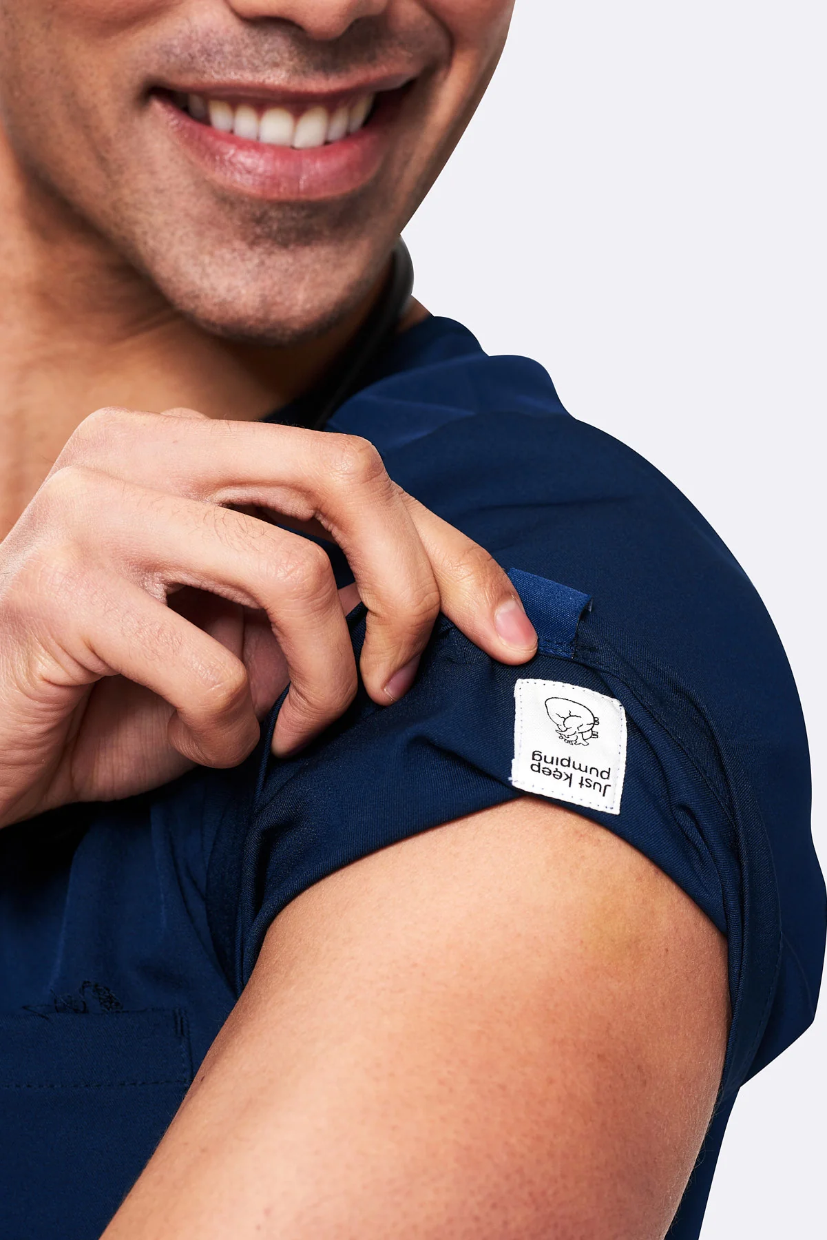 Planet Friendly Men’s V-Neck Tuck Top - Image 3