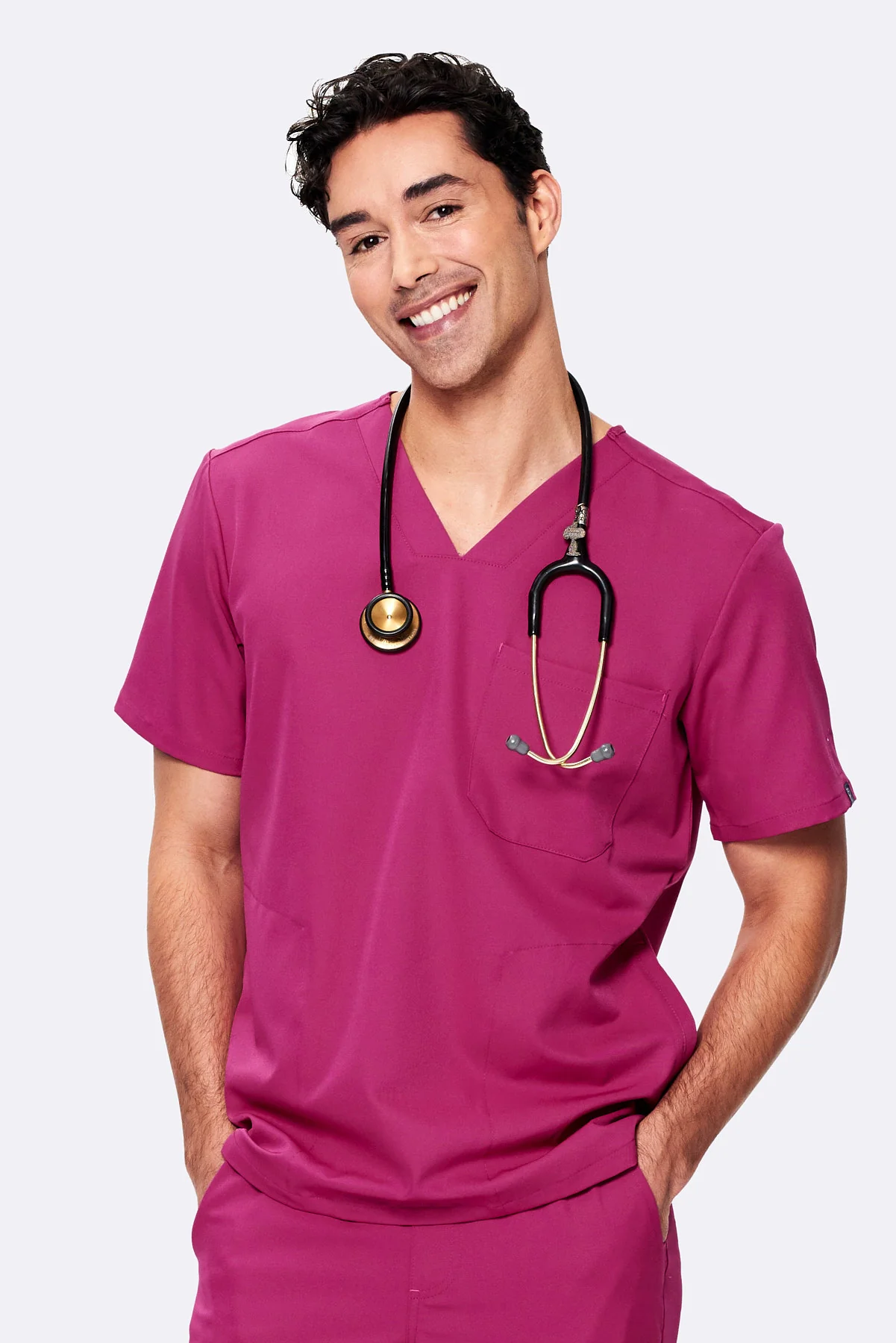 Planet Friendly Men’s V-Neck Tuck Top - Image 5