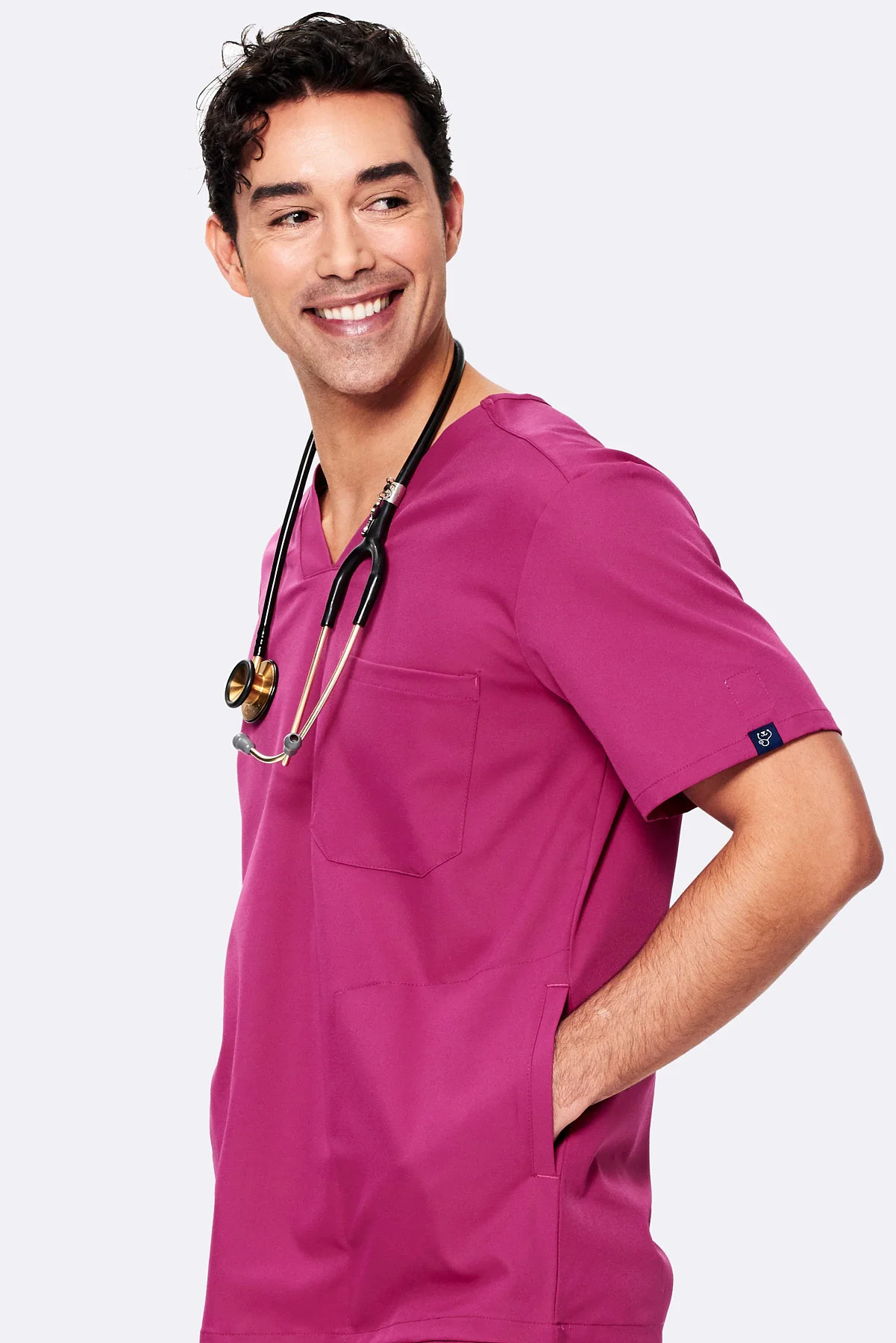 Planet Friendly Men’s V-Neck Tuck Top - Image 7