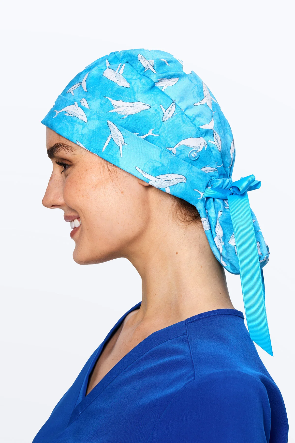 Migaloo: The White Whale Scrub Cap - Image 6
