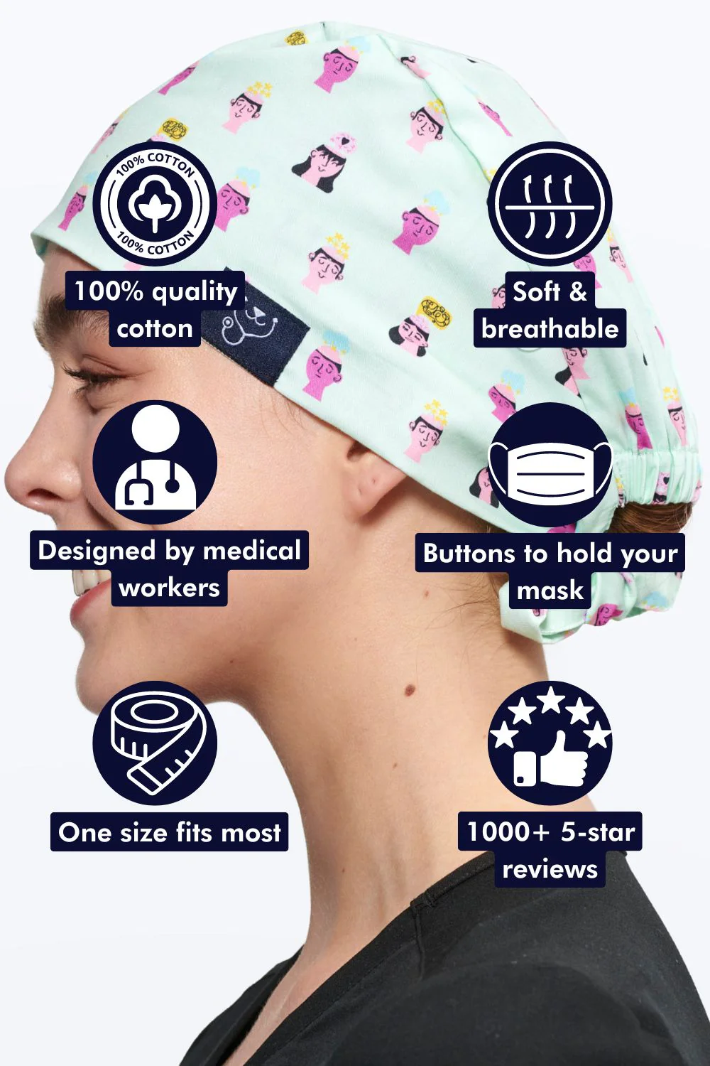 My Feelings Matter Scrub Cap - Image 2