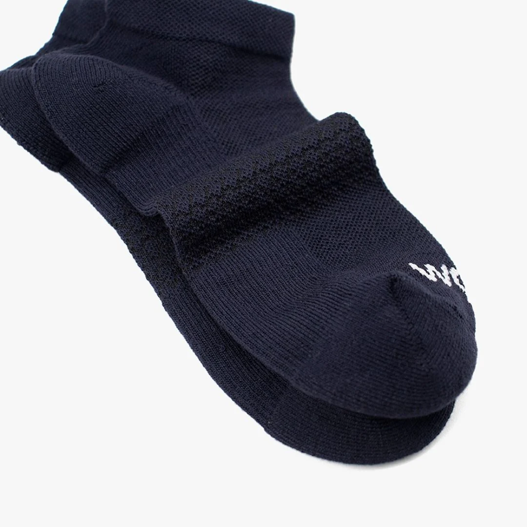 Navy Bamboo Ankle Compression Socks - Image 5