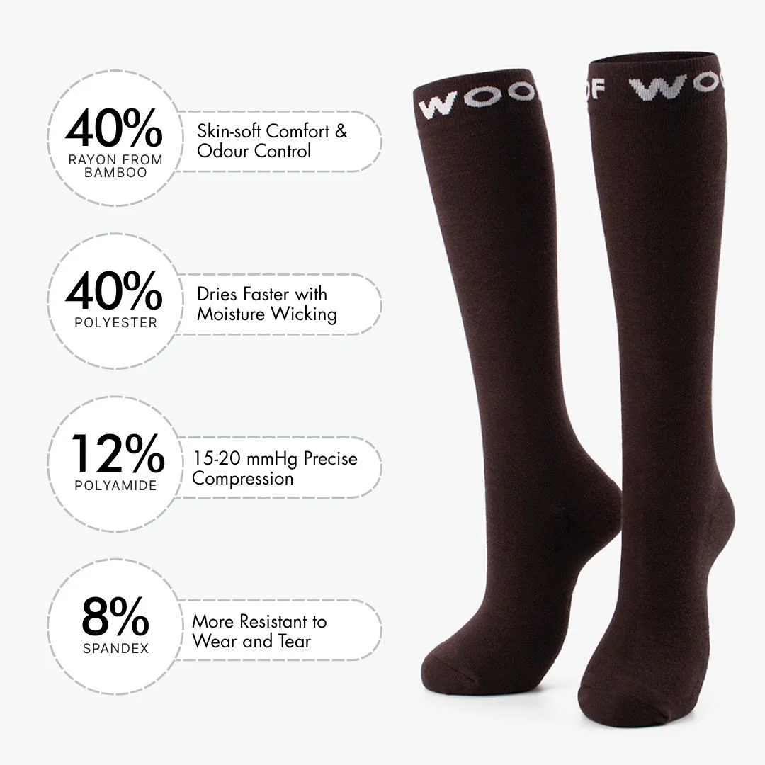 Nude 4 Bamboo Compression Socks - Image 3