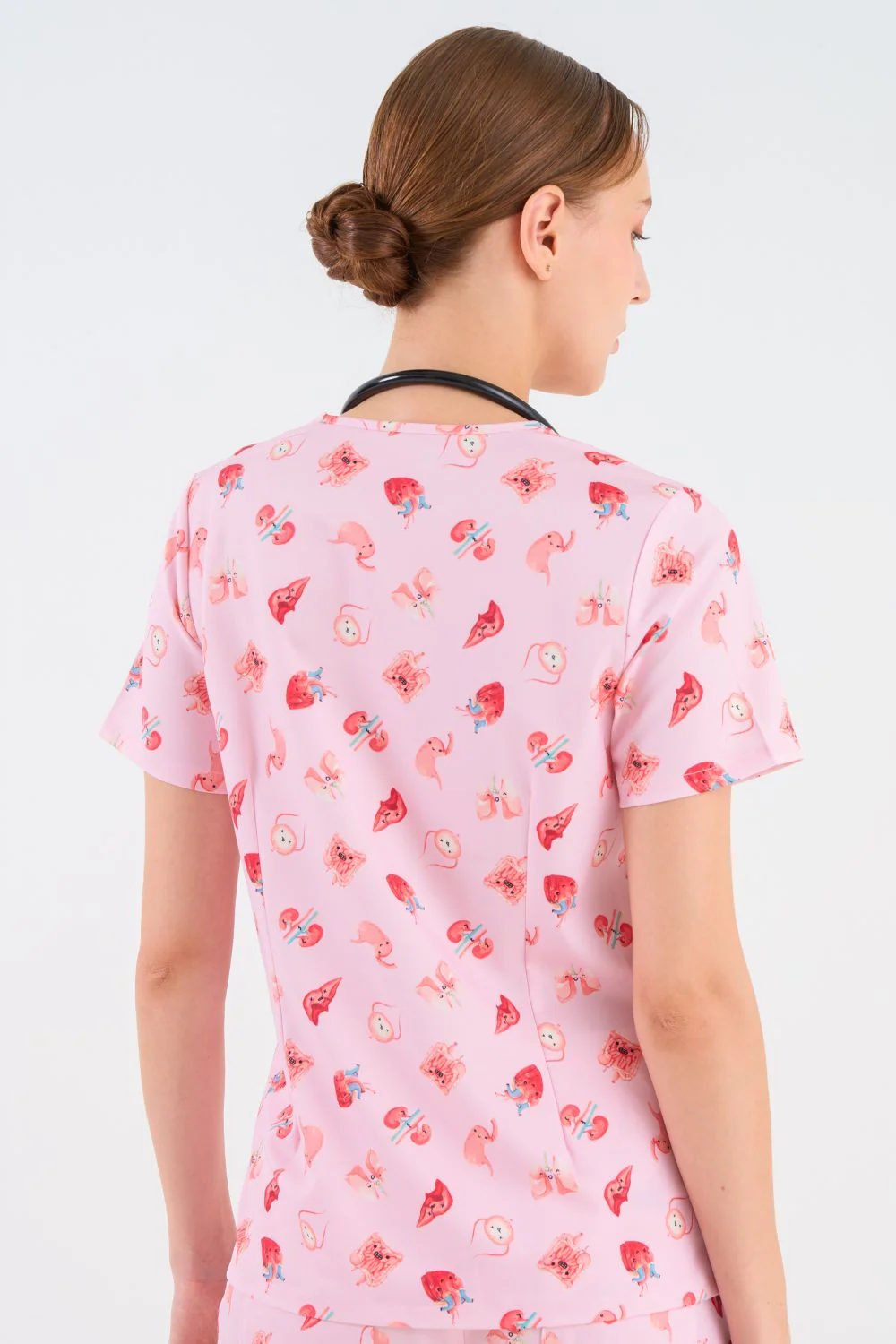 Organs Women’s 3-Pocket Scrub Top - Image 4