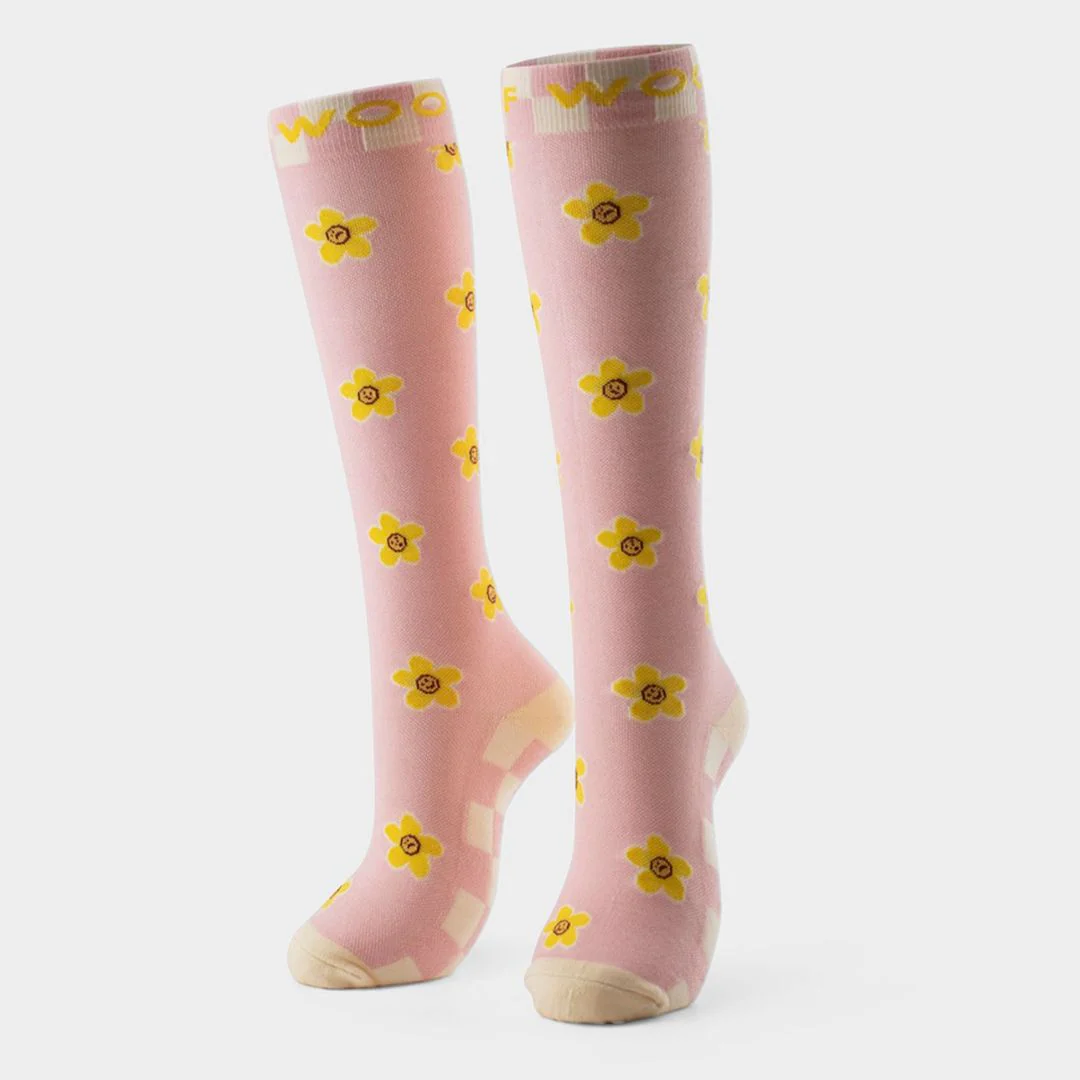 Pattern Party Bamboo Compression Socks 6 Pack - Image 2