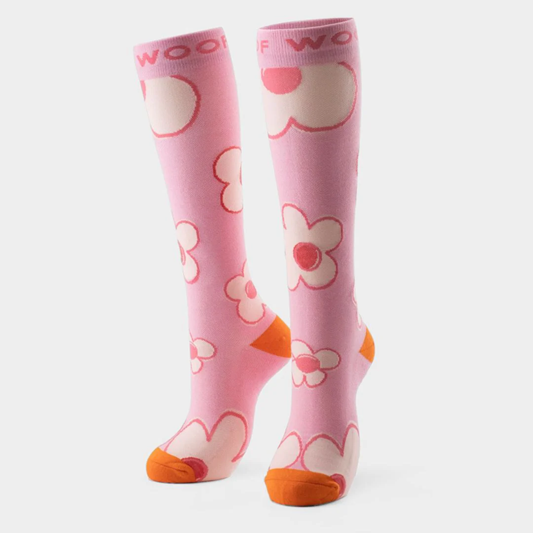 Pattern Party Bamboo Compression Socks 6 Pack - Image 3