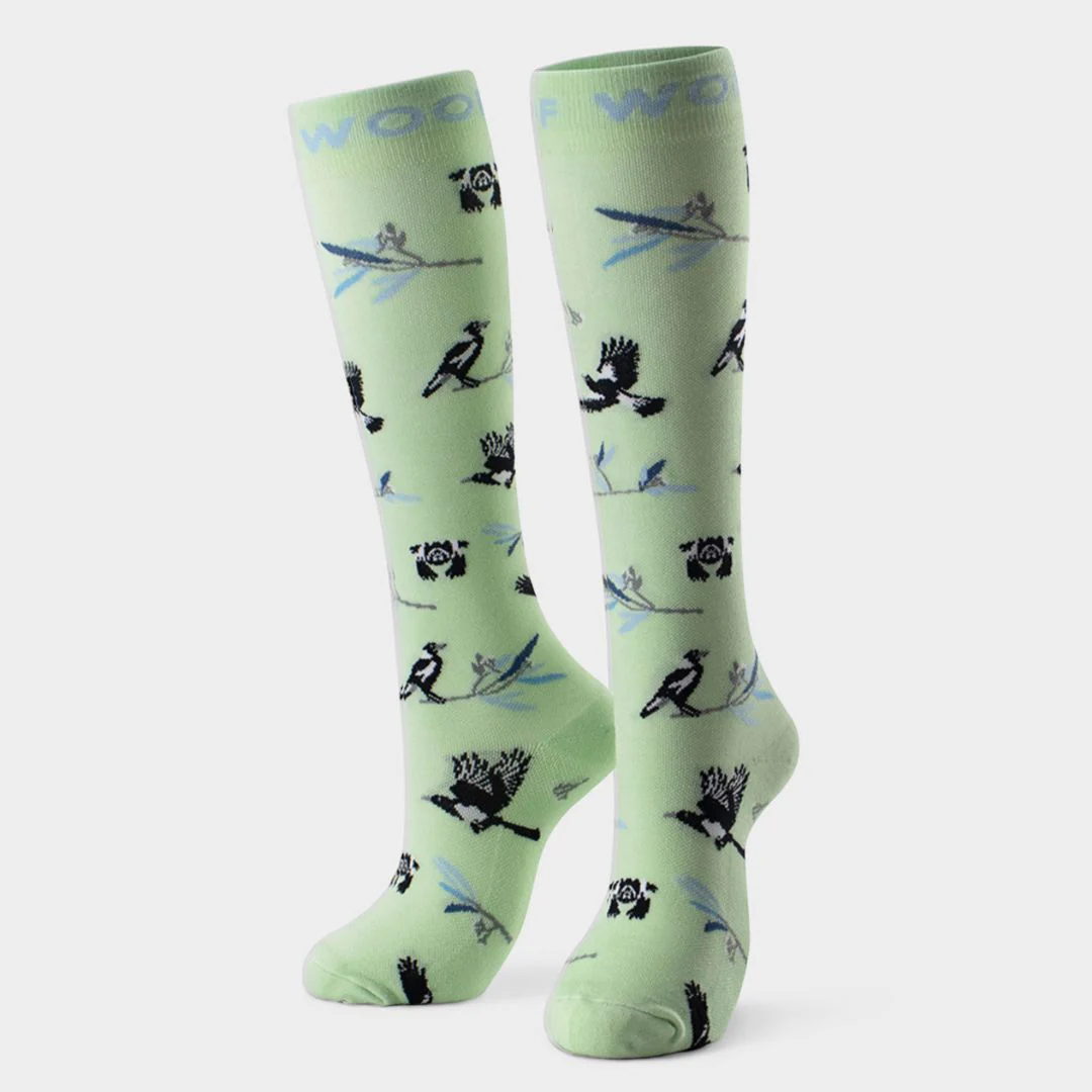 Pattern Party Bamboo Compression Socks 6 Pack - Image 5
