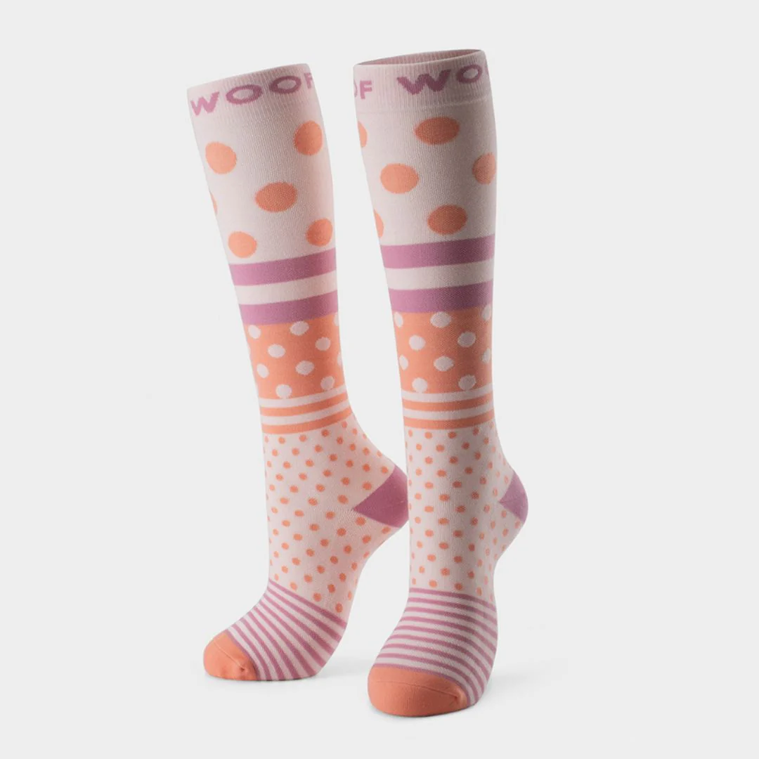 Pattern Party Bamboo Compression Socks 6 Pack - Image 6