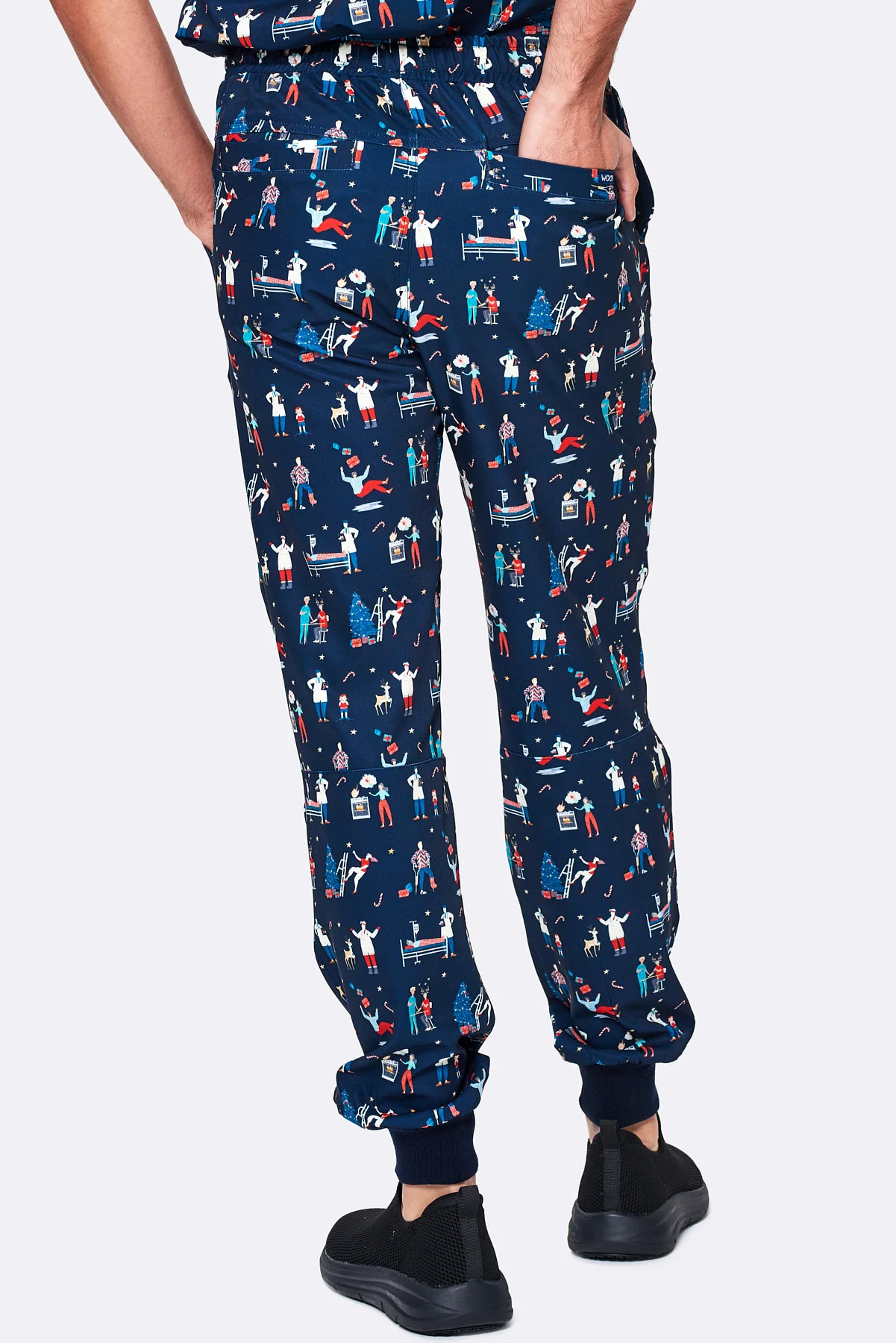 Christmas Chaos Men’s 5-Pocket Joggers - Image 5