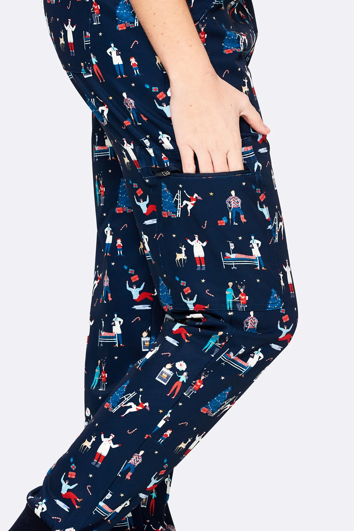 Christmas Chaos Women’s 8-Pocket Joggers - Image 4