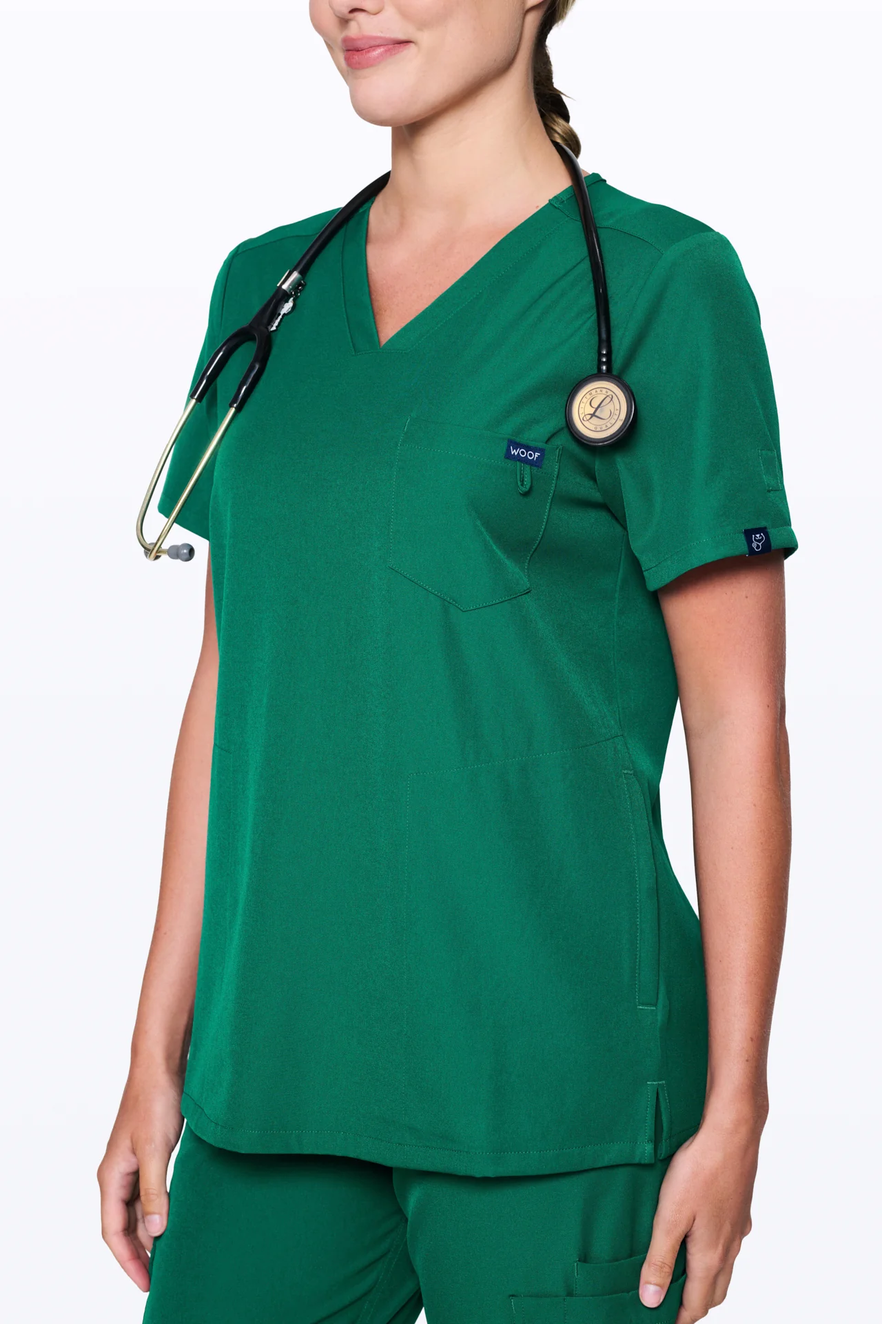 Planet Friendly Women’s 3-Pocket Scrub Top - Image 3