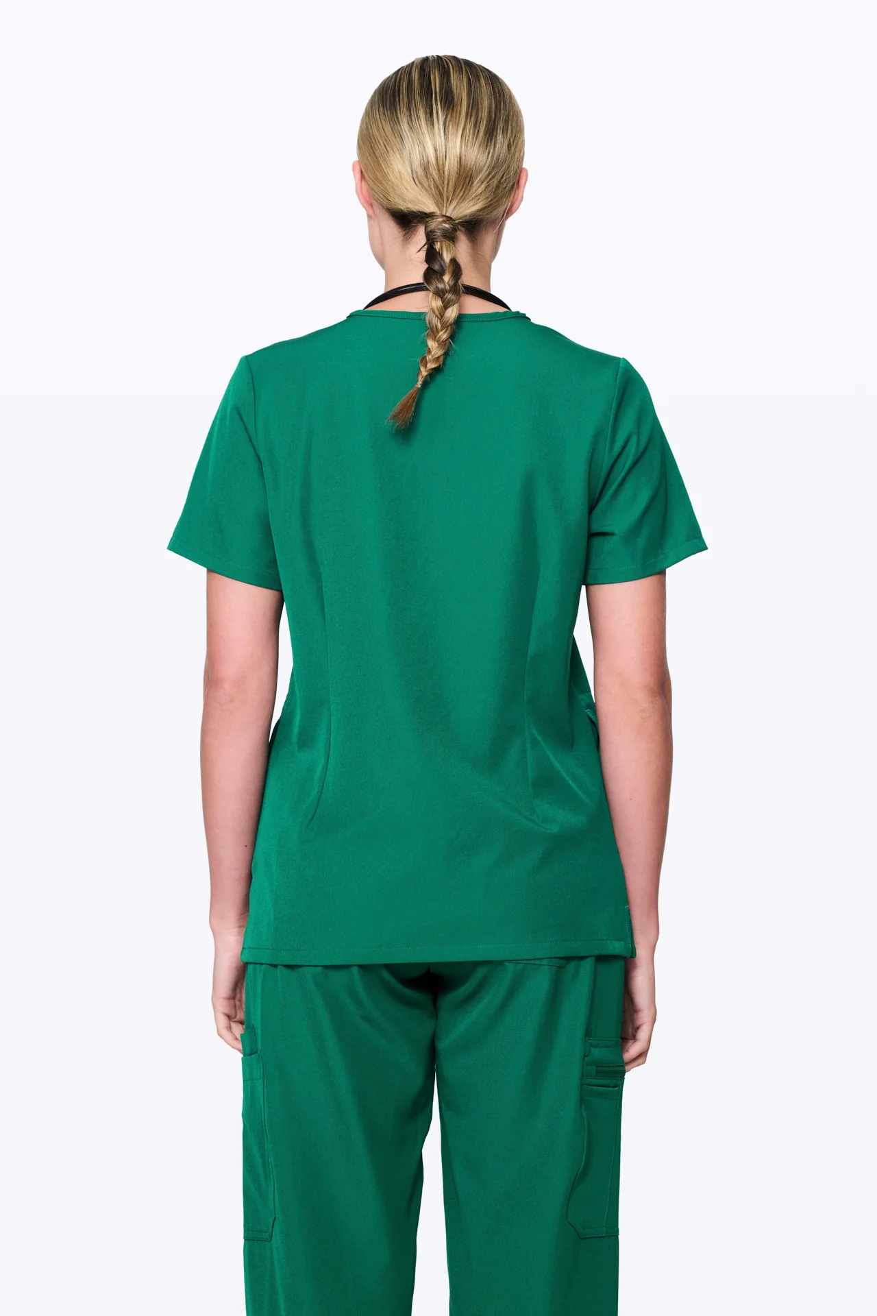 Planet Friendly Women’s 3-Pocket Scrub Top - Image 4