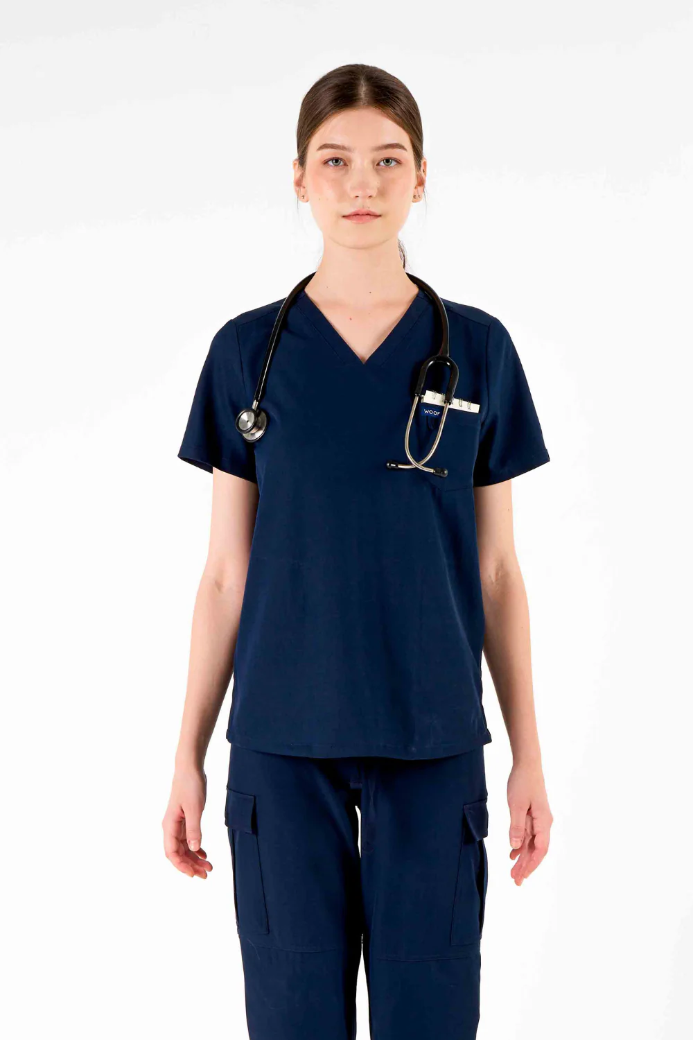 Planet Friendly Women’s 3-Pocket Scrub Top - Image 6