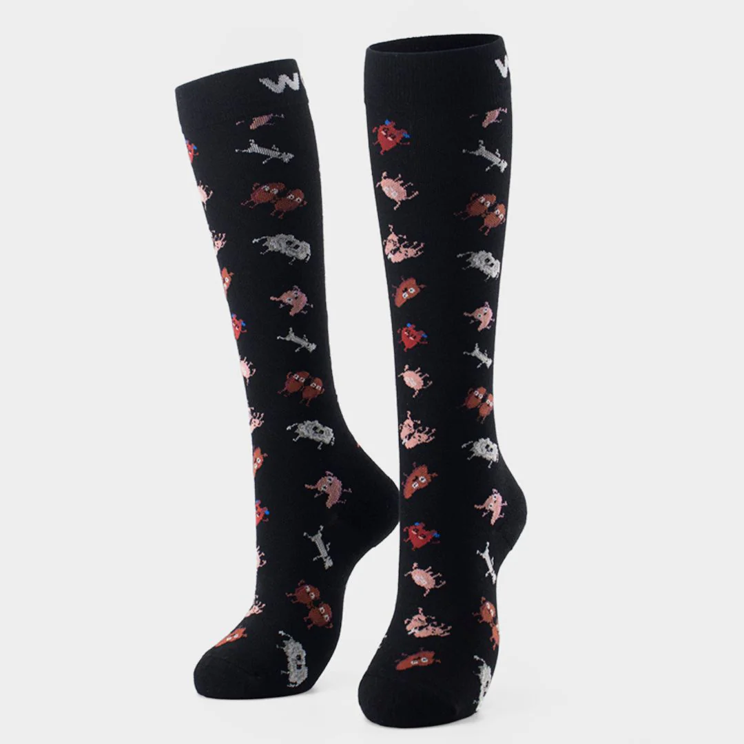Positive Vibes Bamboo Compression Socks 4 Pack - Image 2