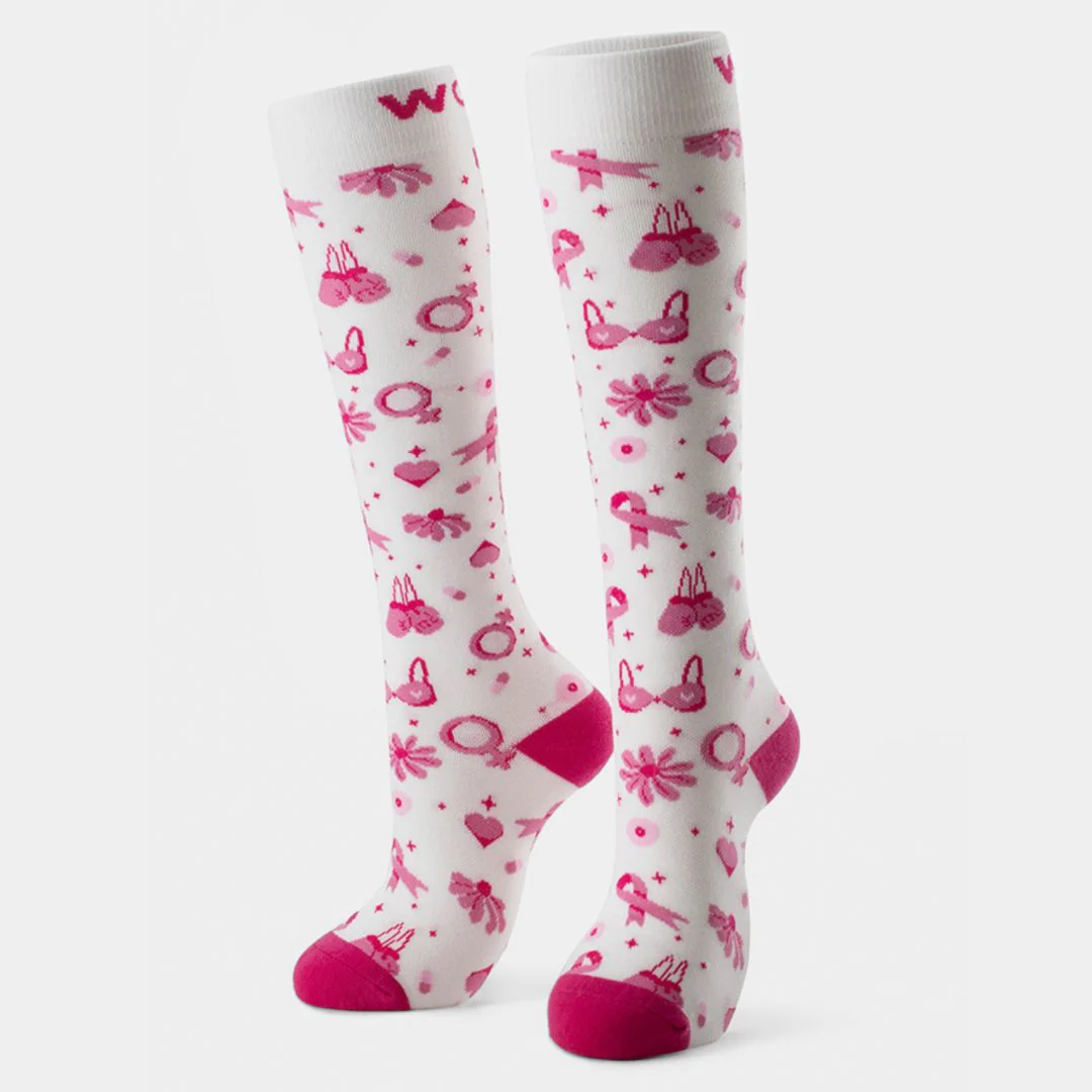 Positive Vibes Bamboo Compression Socks 6 Pack - Image 7