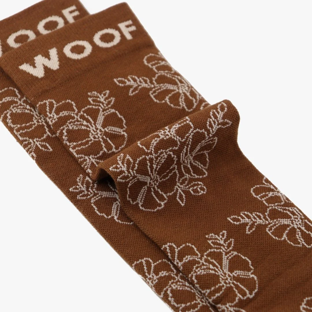 Pressed Flowers Bamboo Compression Socks - Image 4