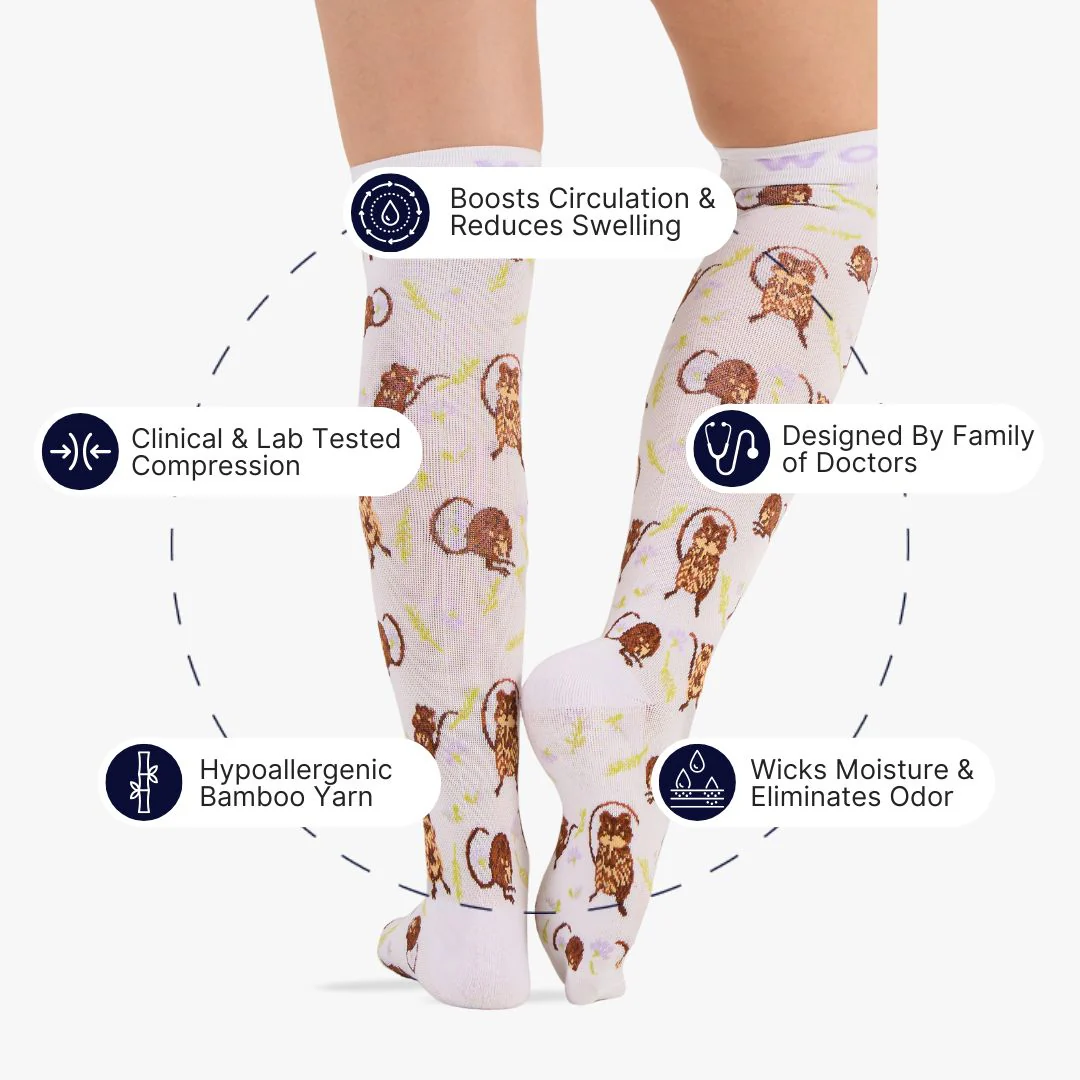 Quokka Bamboo Compression Socks - Image 2