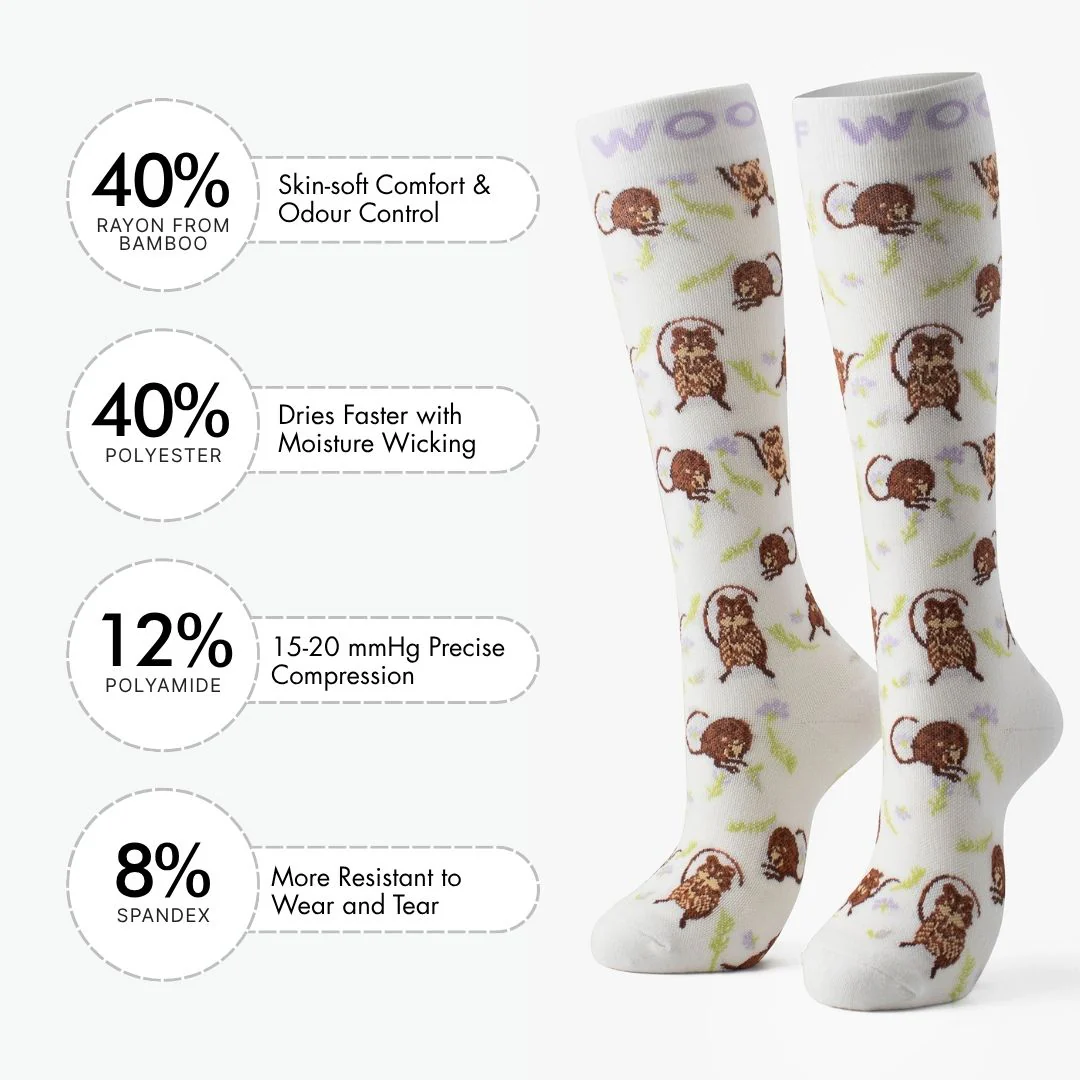 Quokka Bamboo Compression Socks - Image 3