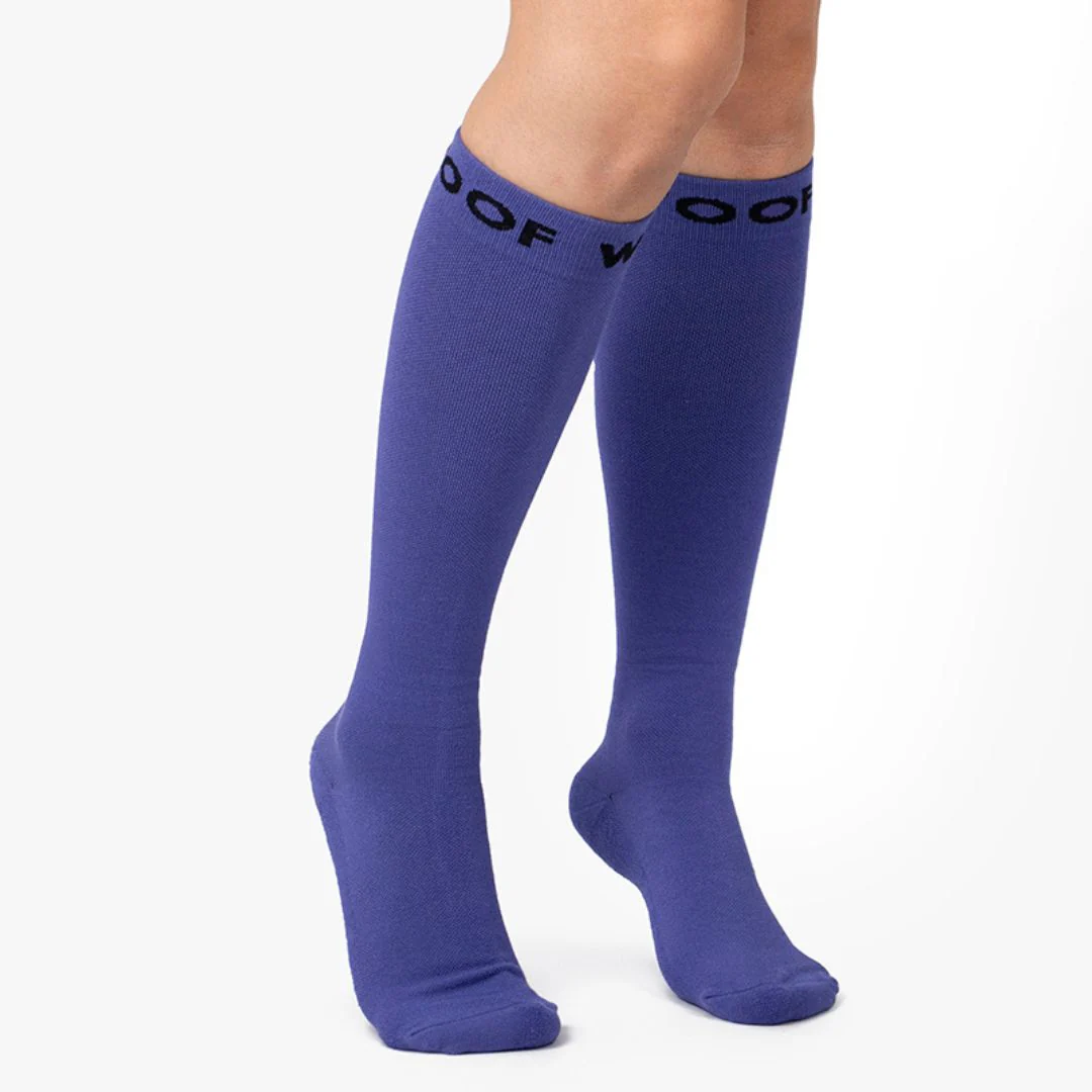 Blurple Bamboo Compression Socks