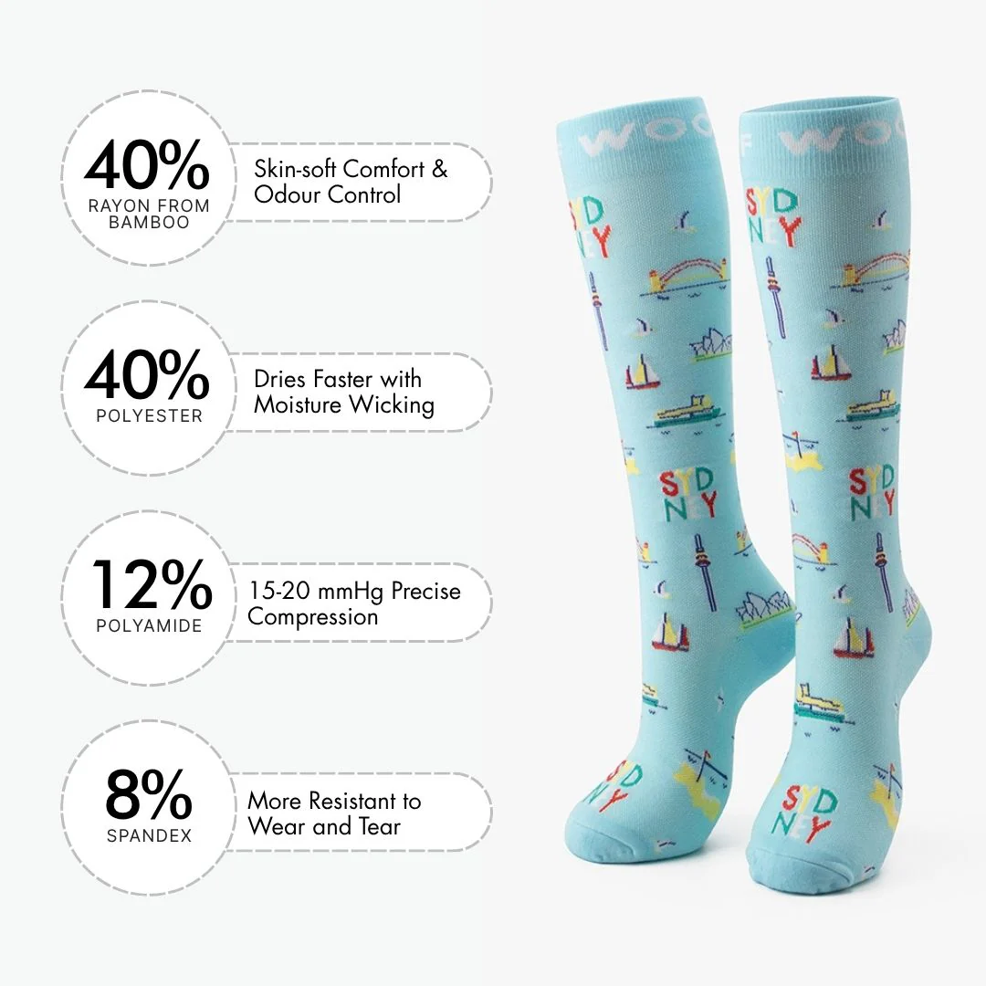 Simply Sydney Bamboo Compression Socks - Image 3