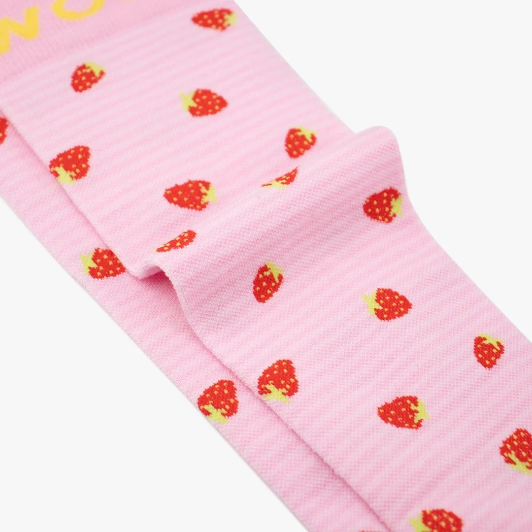 Strawberry Sprinkles Bamboo Compression Socks - Image 4