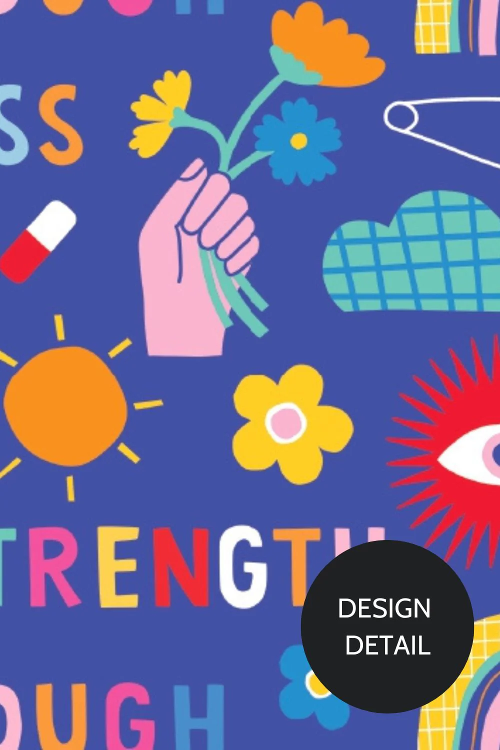 Strength Through Kindness Headband and Mask Holder - Image 3