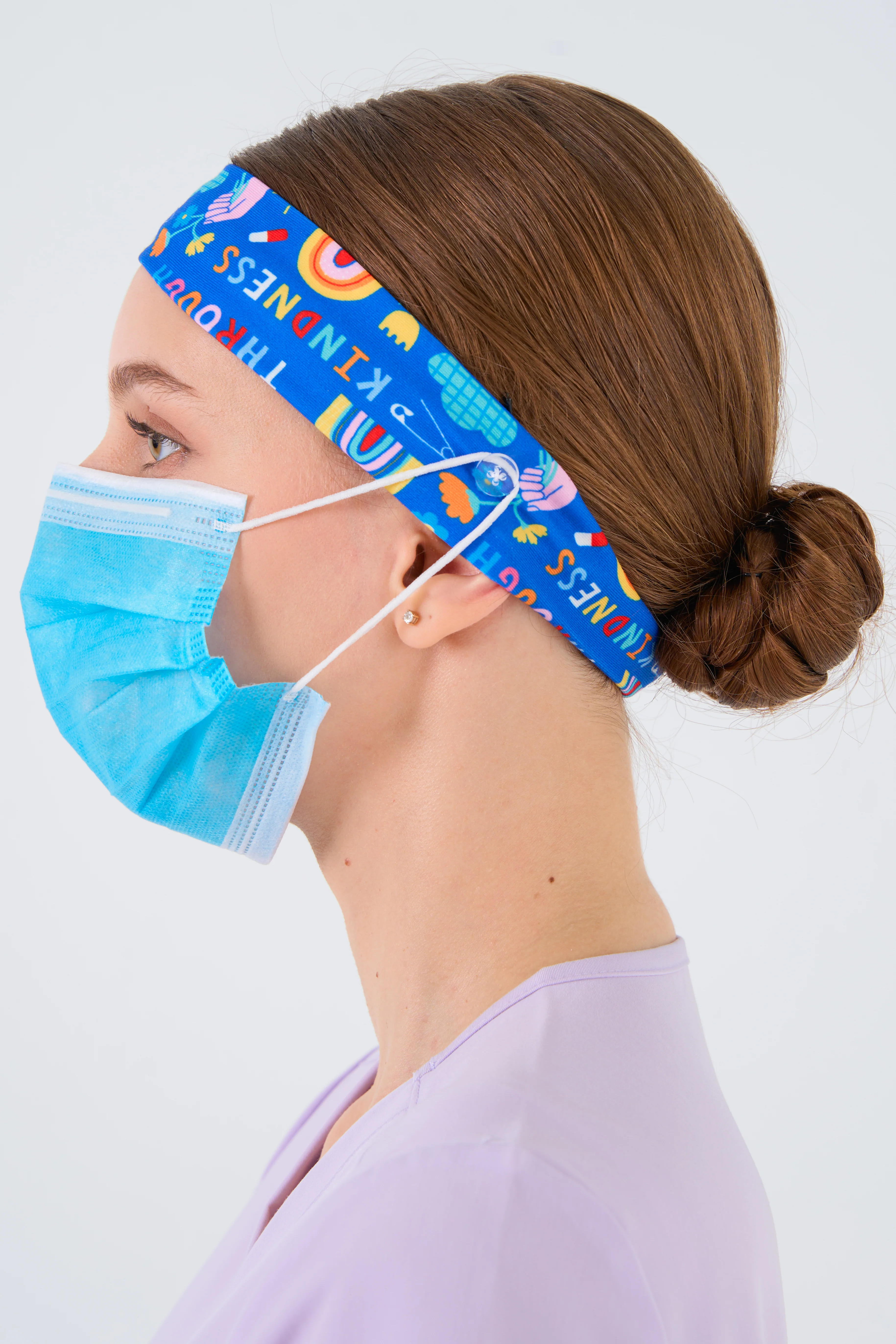 Strength Through Kindness Headband and Mask Holder - Image 5