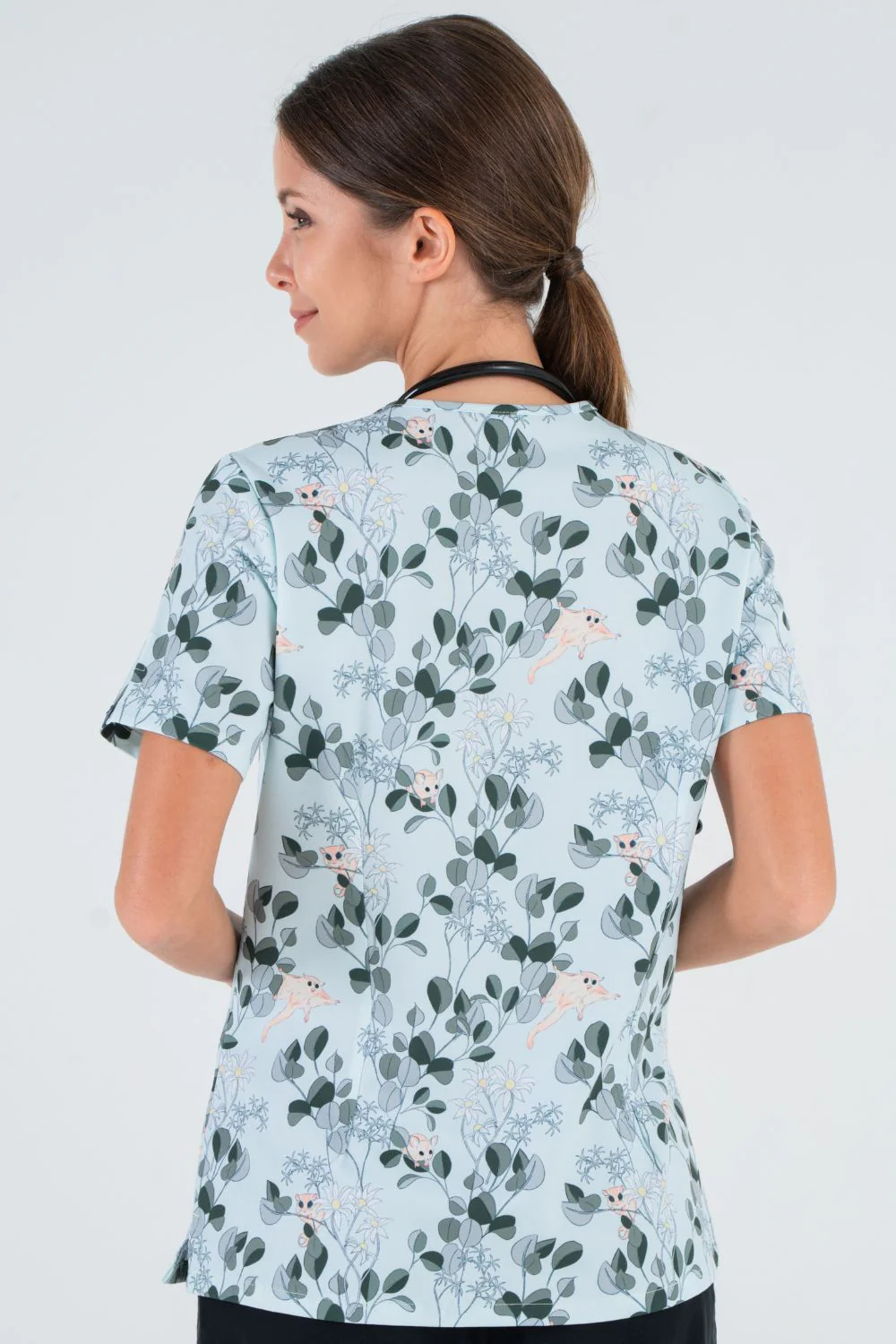 Sugar Gliders Women’s 3-Pocket Scrub Top - Image 5