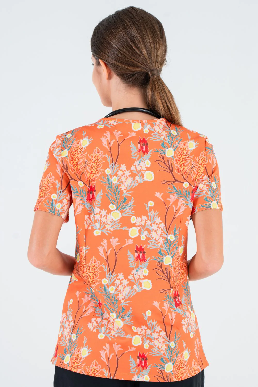 Sunburnt Country Women’s 3-Pocket Scrub Top - Image 5