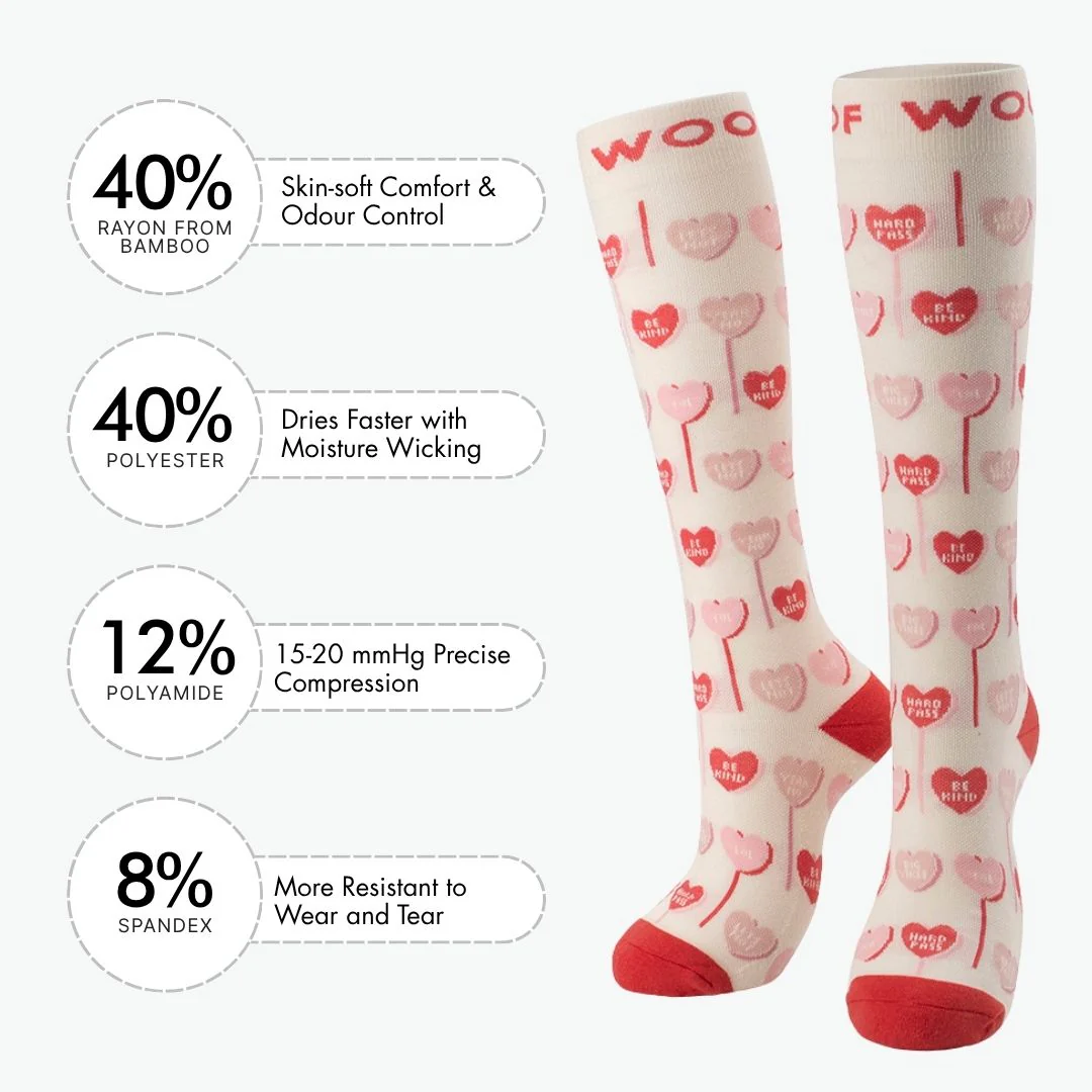 Sweetheart Bamboo Compression Socks - Image 3