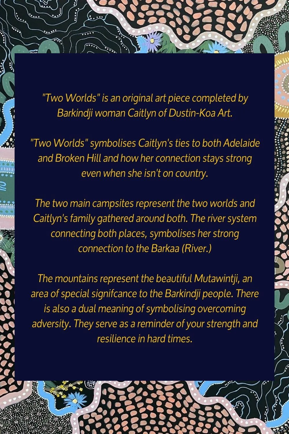 Two Worlds Scrunchie by Caitlyn Davies Plummer - Image 4