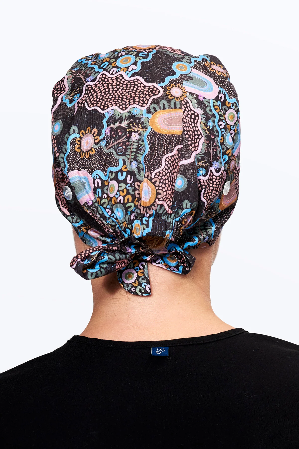 Two Worlds Scrub Cap by Caitlyn Davies Plummer - Image 5