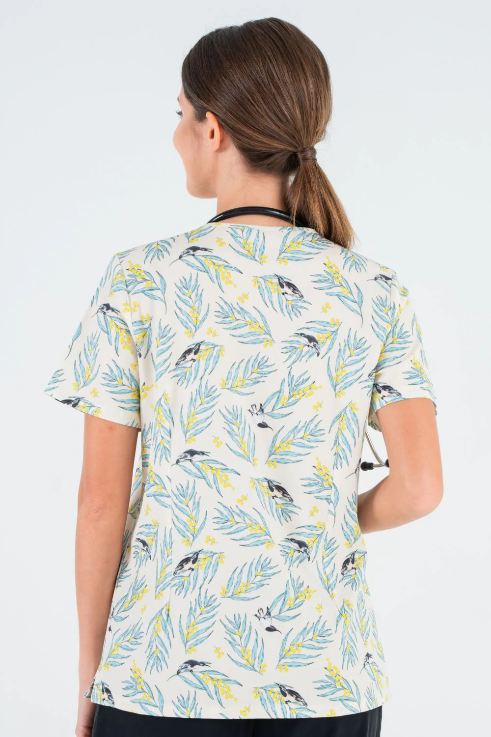 Wattlebirds Women’s 3-Pocket Scrub Top - Image 5