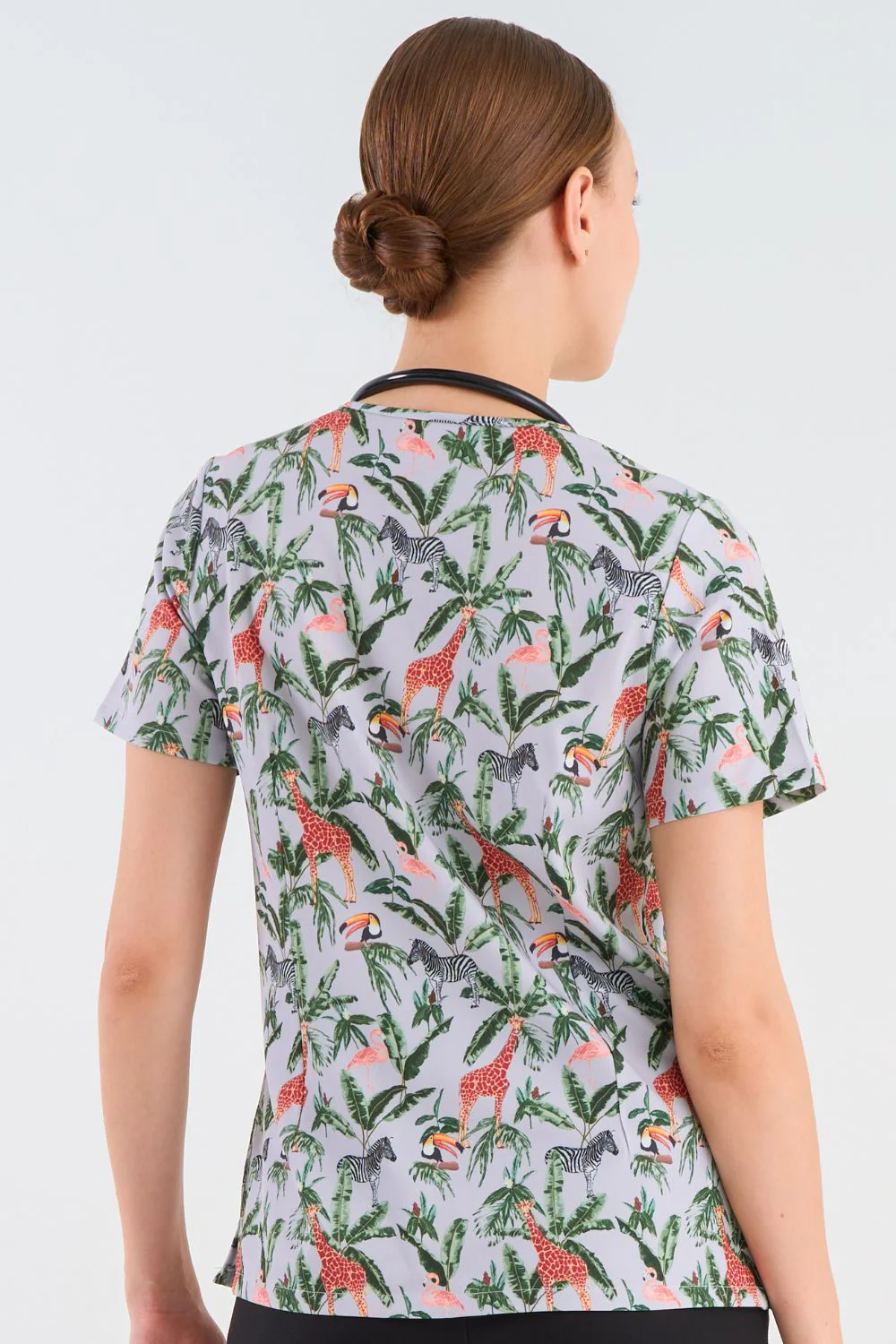 Wild Beauty Women's 3-Pocket Scrub Top - Image 6