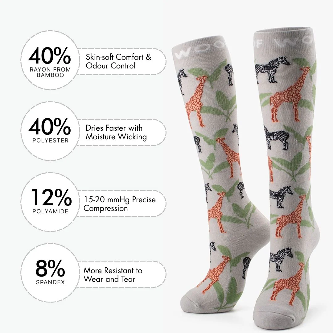 Wild Beauty Bamboo Compression Socks - Image 3