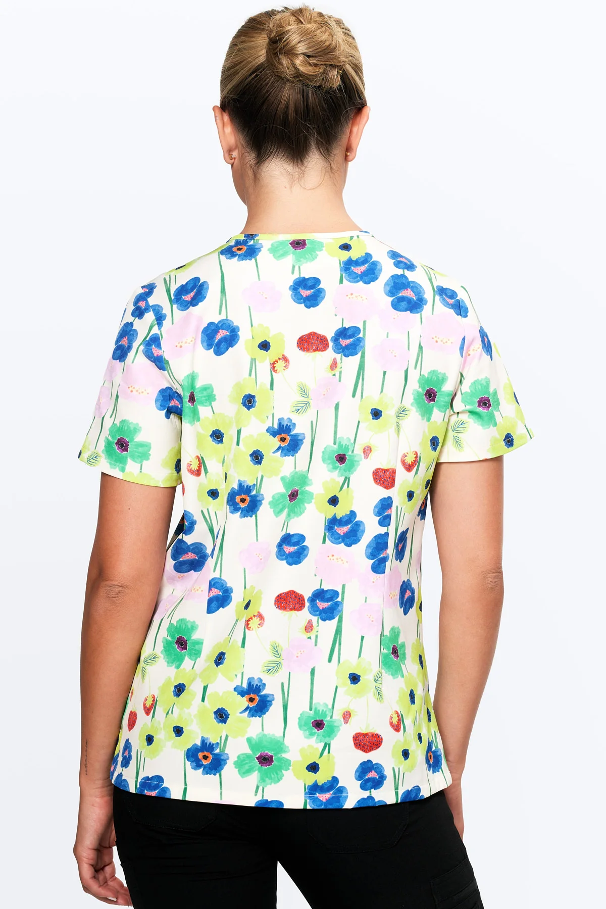 Wild Meadow Women’s 3-Pocket Scrub Top - Image 4