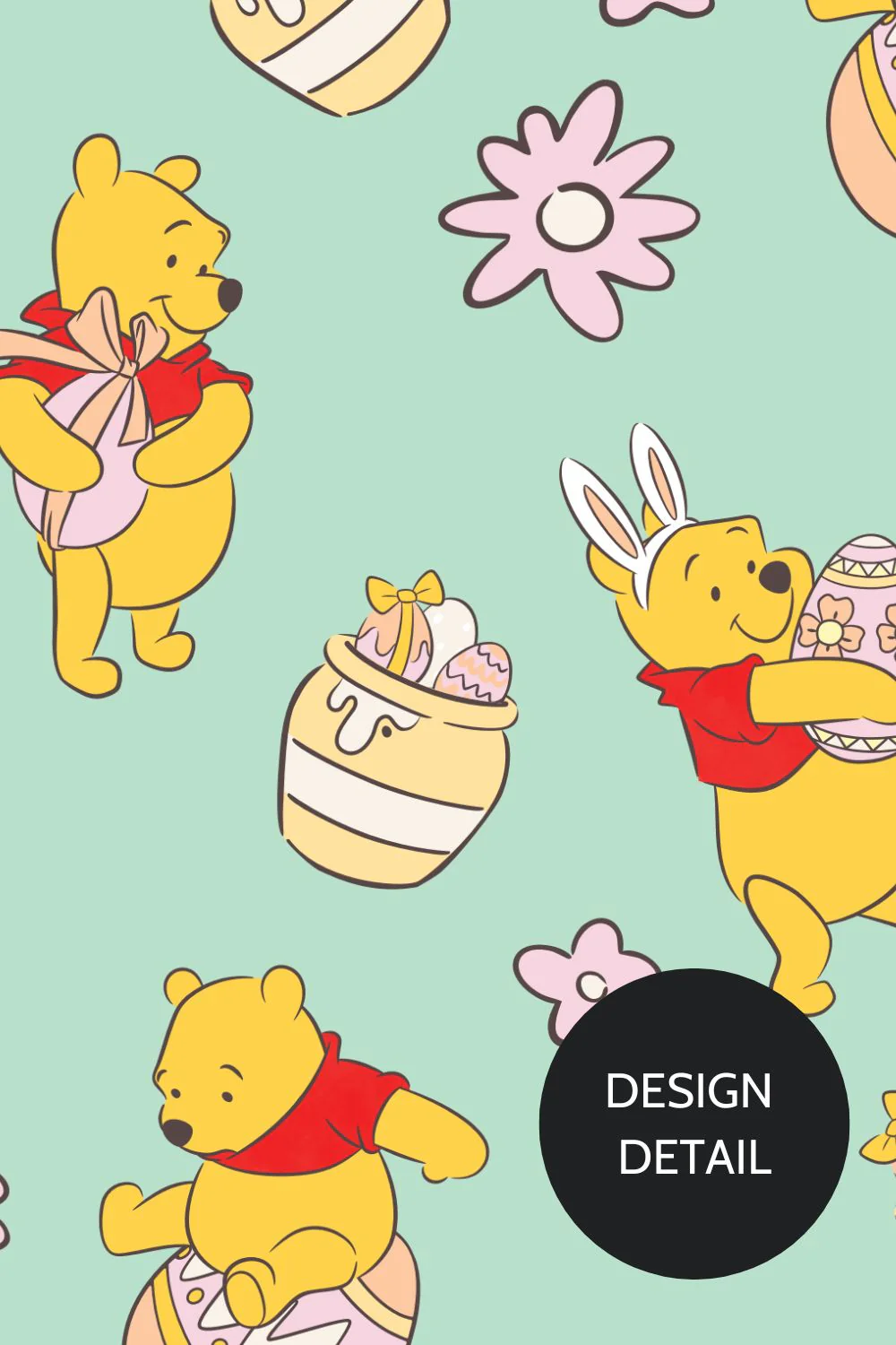 Disney’s Winnie the Pooh Scrunchie, Easter Egg Hunt - Image 2