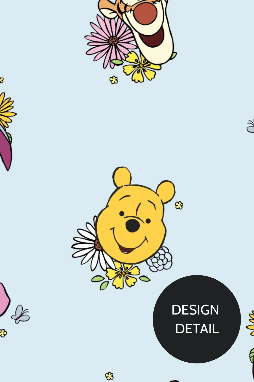 Disney’s Winnie the Pooh and Friends Scrub Cap, Flower Patch - Image 3