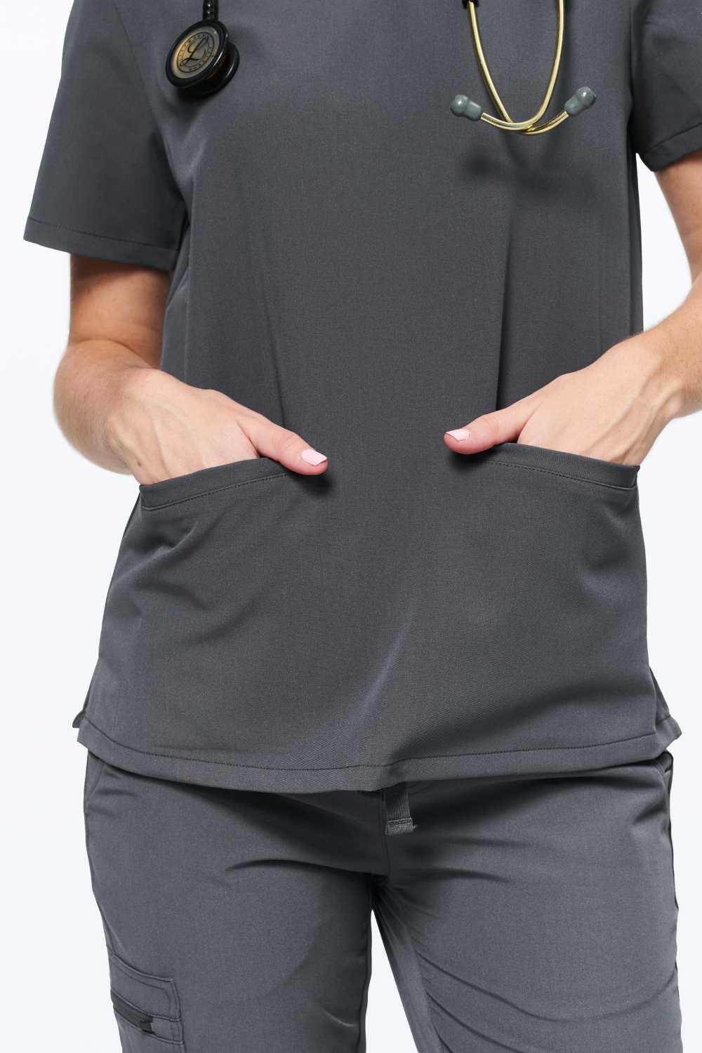 Women's 3-Pocket Scrub Top - Image 101