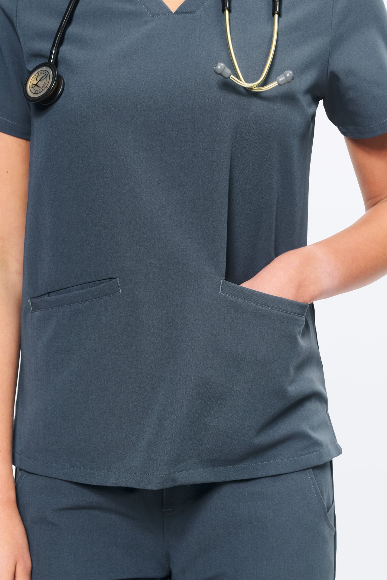 Women's 3-Pocket Scrub Top - Image 109