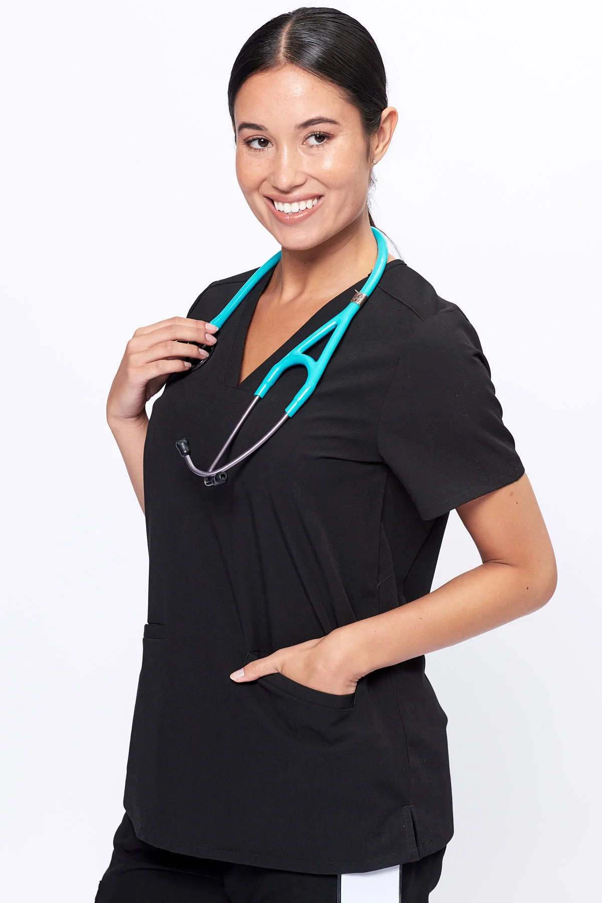 Women's 3-Pocket Scrub Top - Image 11