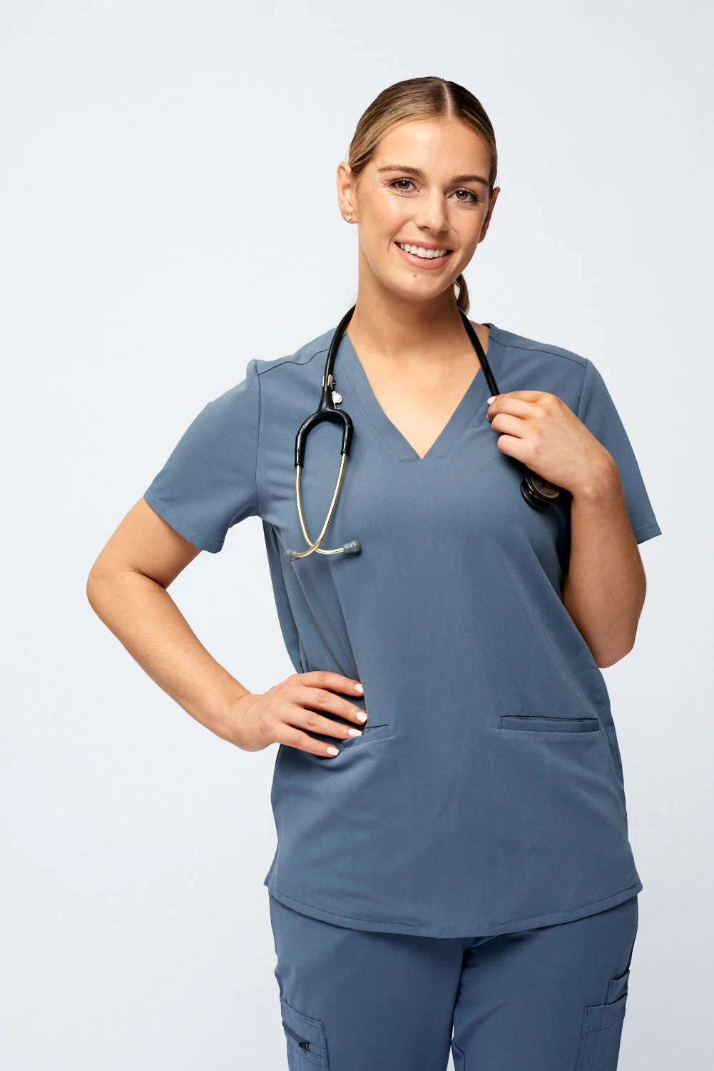 Women's 3-Pocket Scrub Top - Image 5