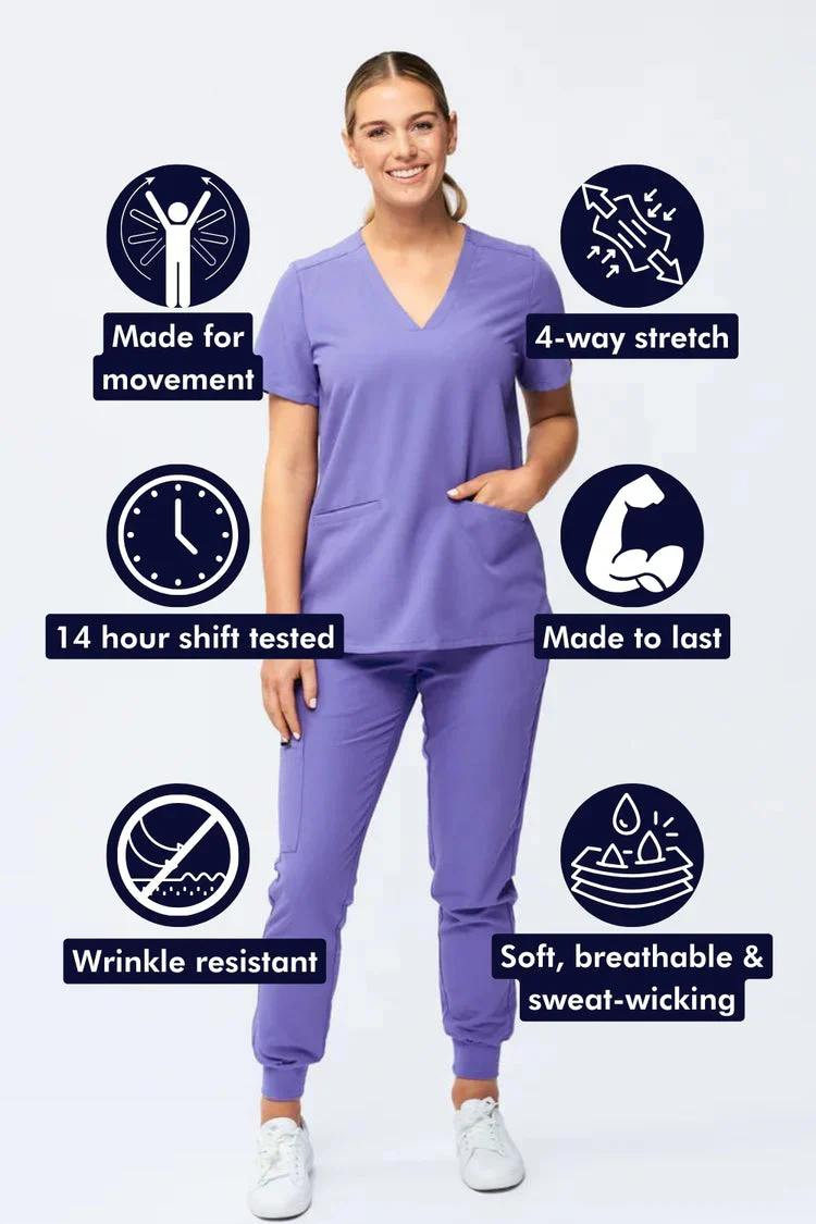 Women's 3-Pocket Scrub Top - Image 56