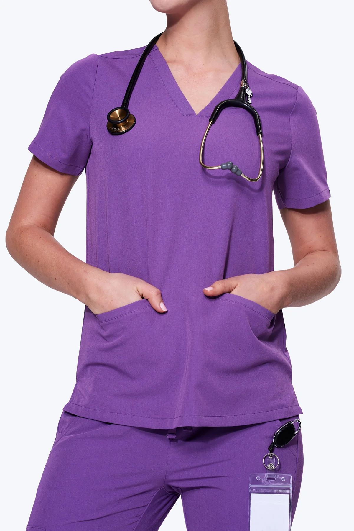 Women's 3-Pocket Scrub Top - Image 61