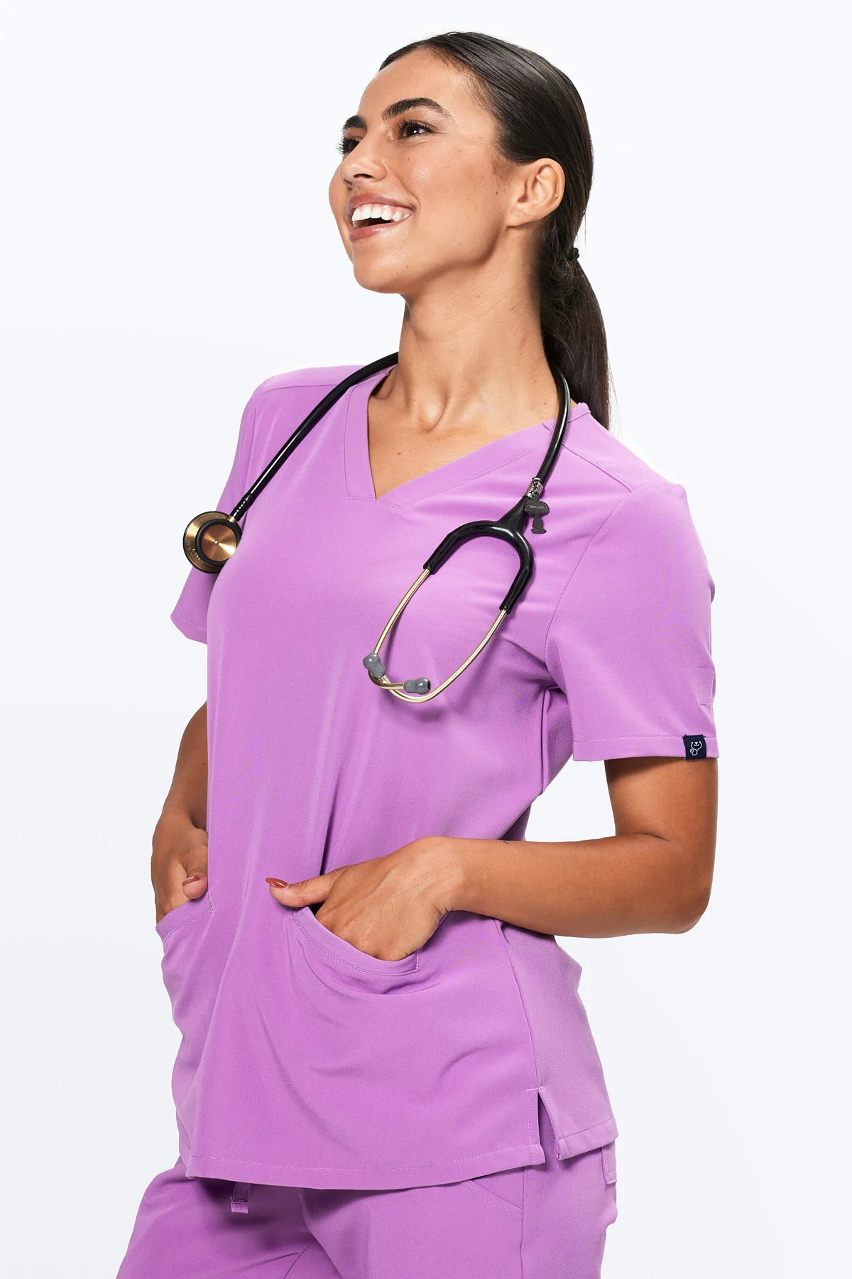Women's 3-Pocket Scrub Top - Image 69