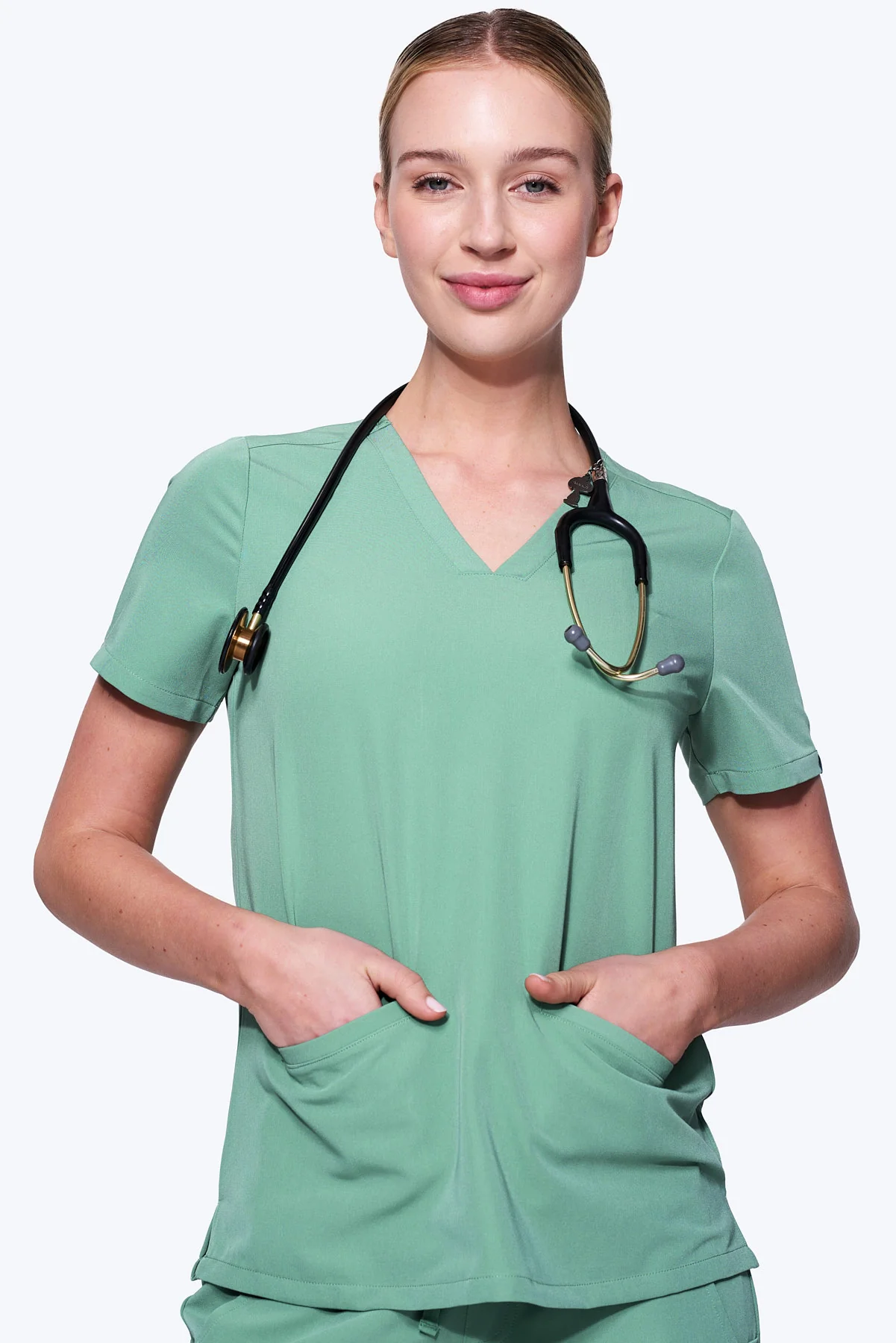 Women's 3-Pocket Scrub Top - Image 75