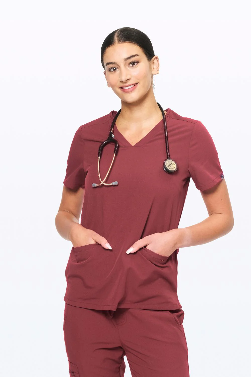 Women's 3-Pocket Scrub Top - Image 91
