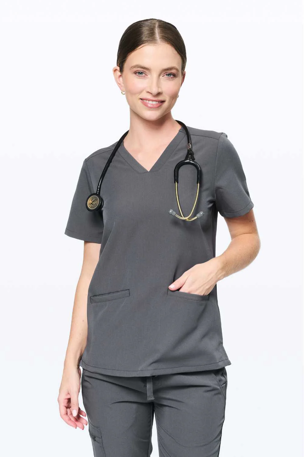Women's 3-Pocket Scrub Top - Image 99