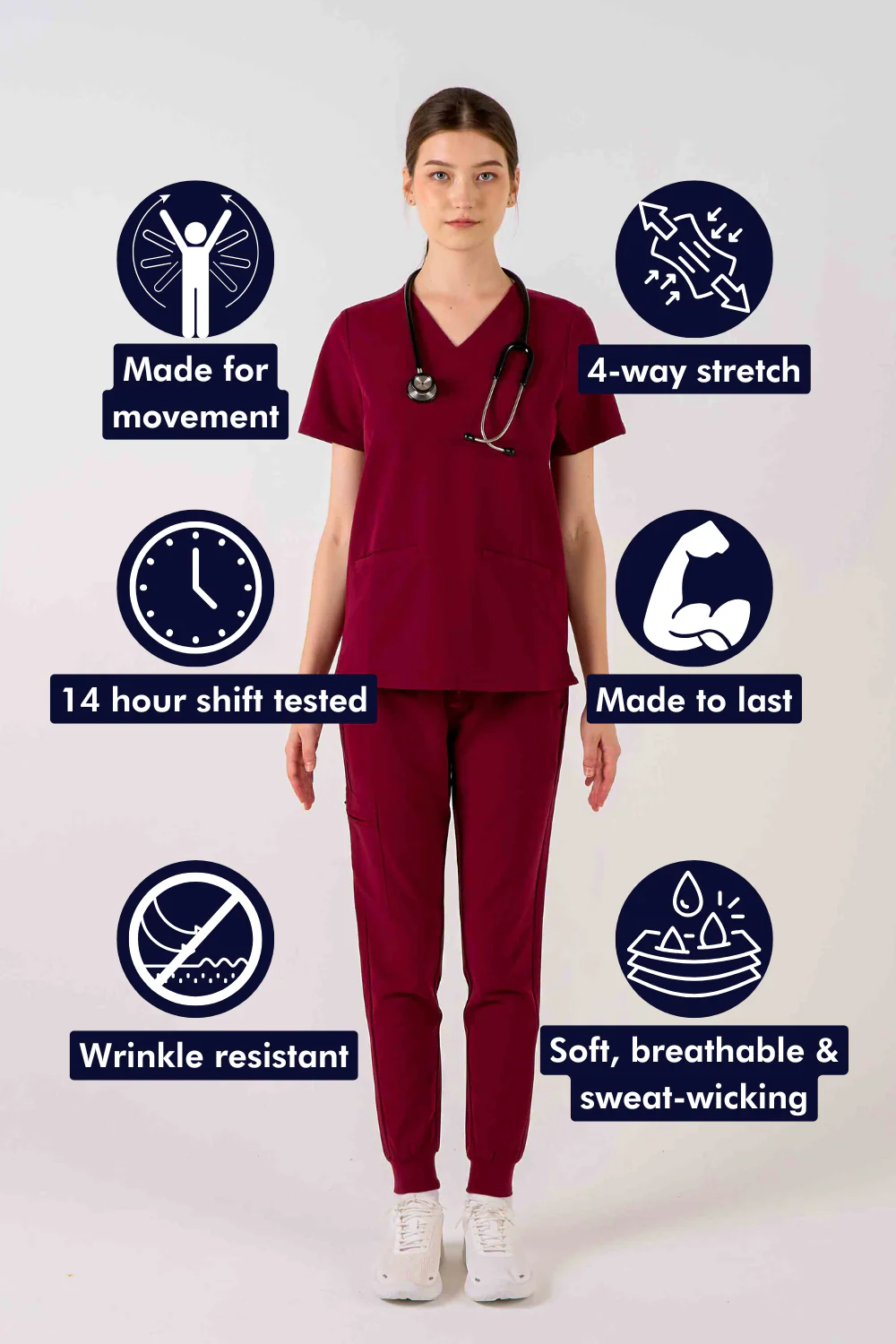 Women's 3-Pocket Scrub Top - Clearance Sale - Image 103